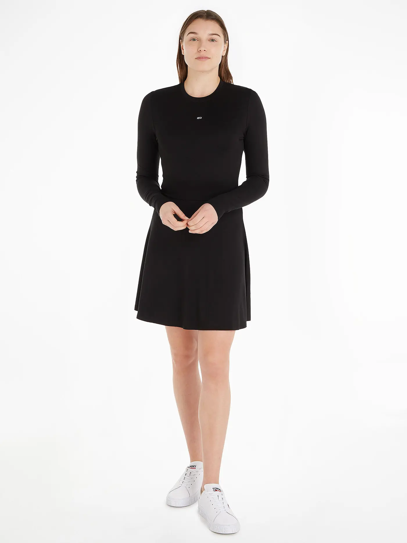 TOMMY JEANS | Jerseykleid | schwarz