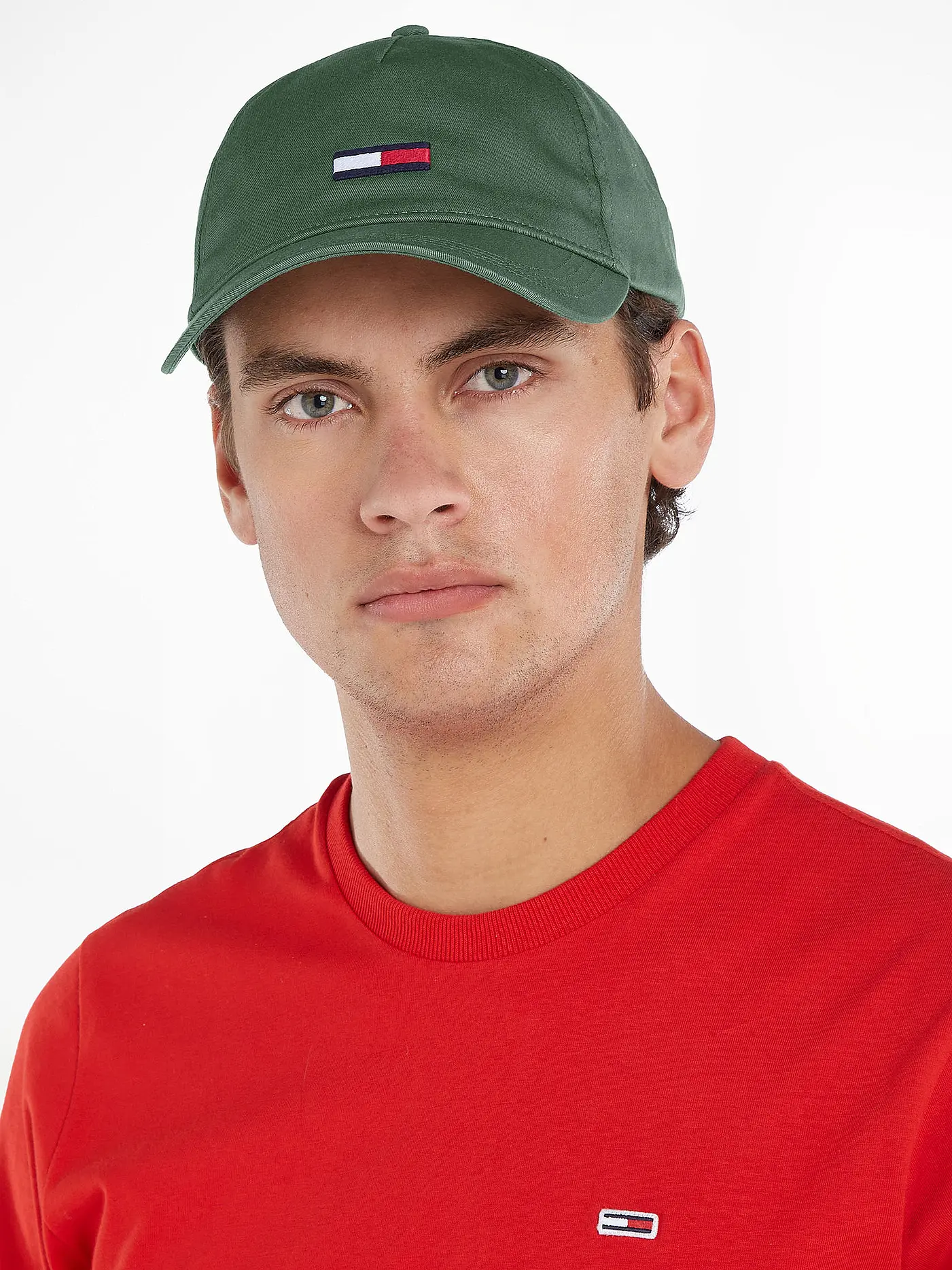TOMMY JEANS | Kappe  | grün