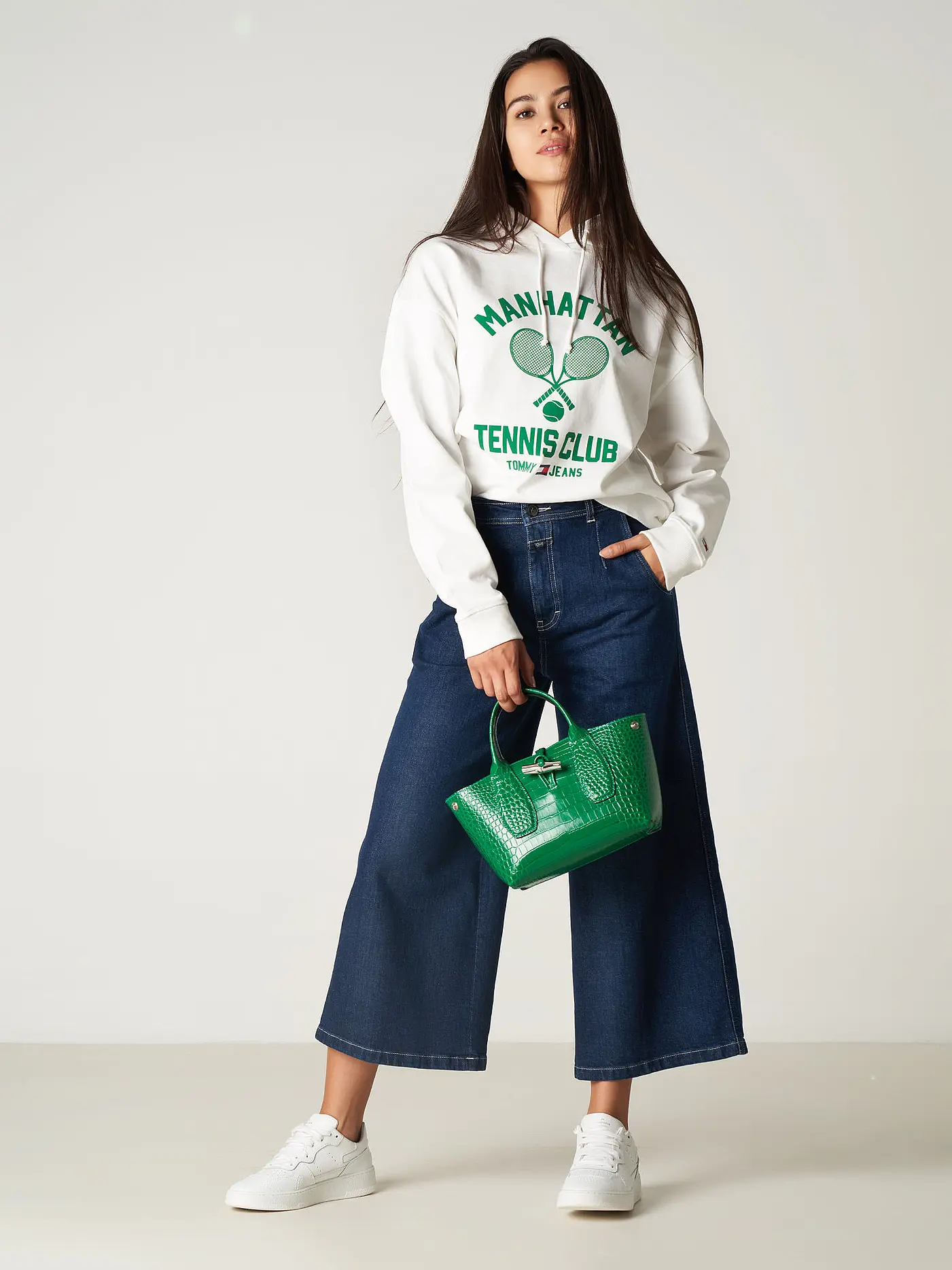 TOMMY JEANS | Kapuzensweater - Hoodie  | weiss