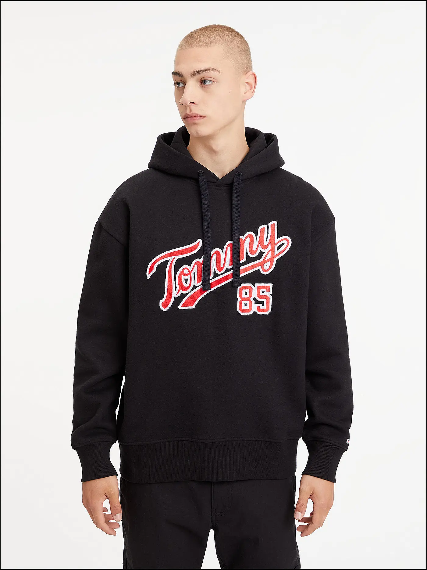 TOMMY JEANS | Kapuzensweater - Hoodie  | schwarz