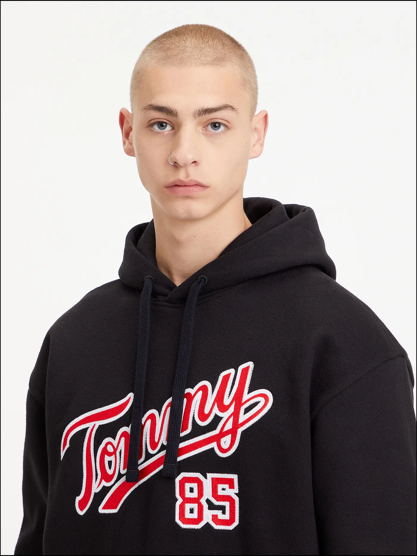 TOMMY JEANS | Kapuzensweater - Hoodie  | schwarz