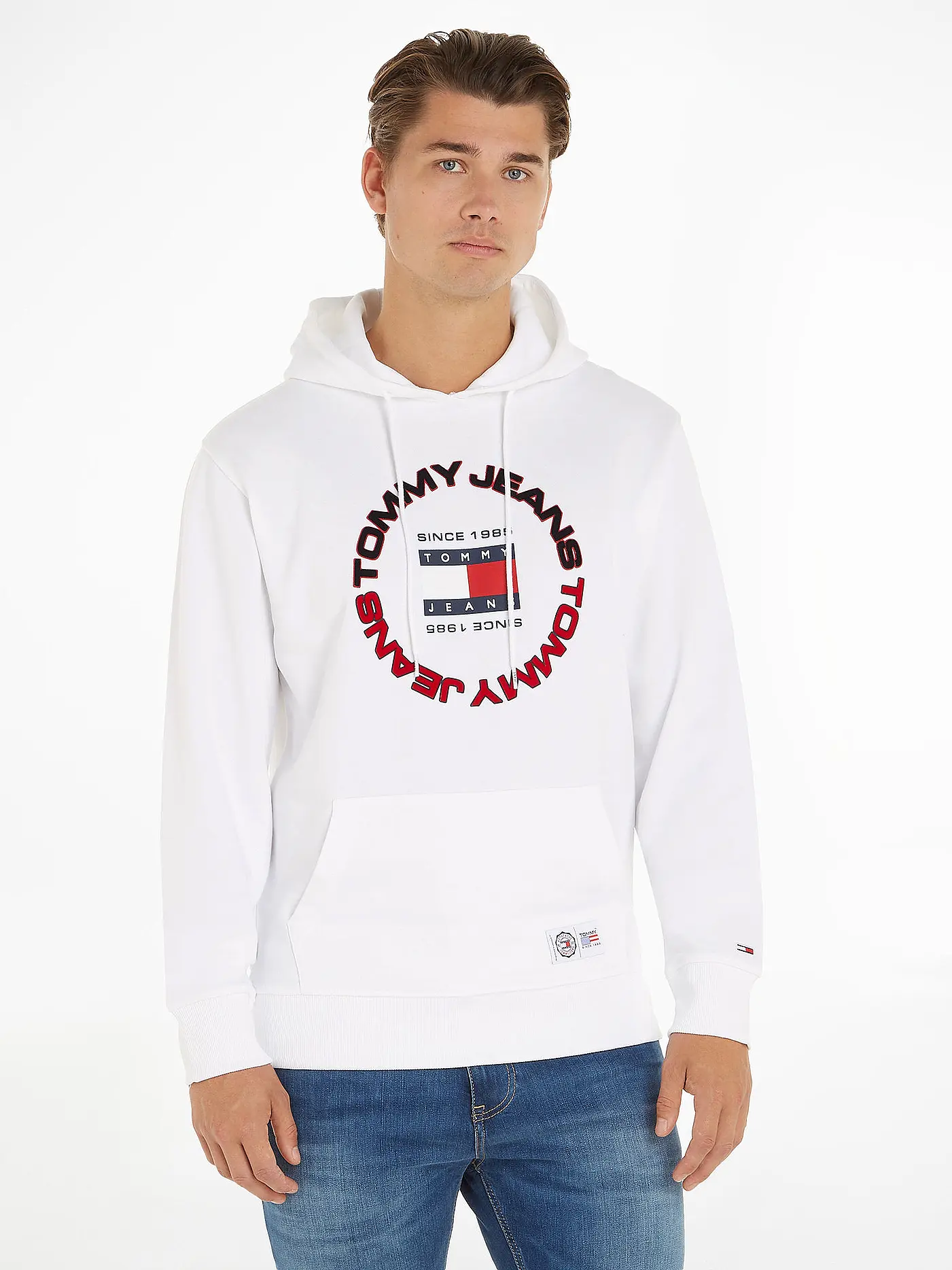 TOMMY JEANS | Kapuzensweater - Hoodie | weiss