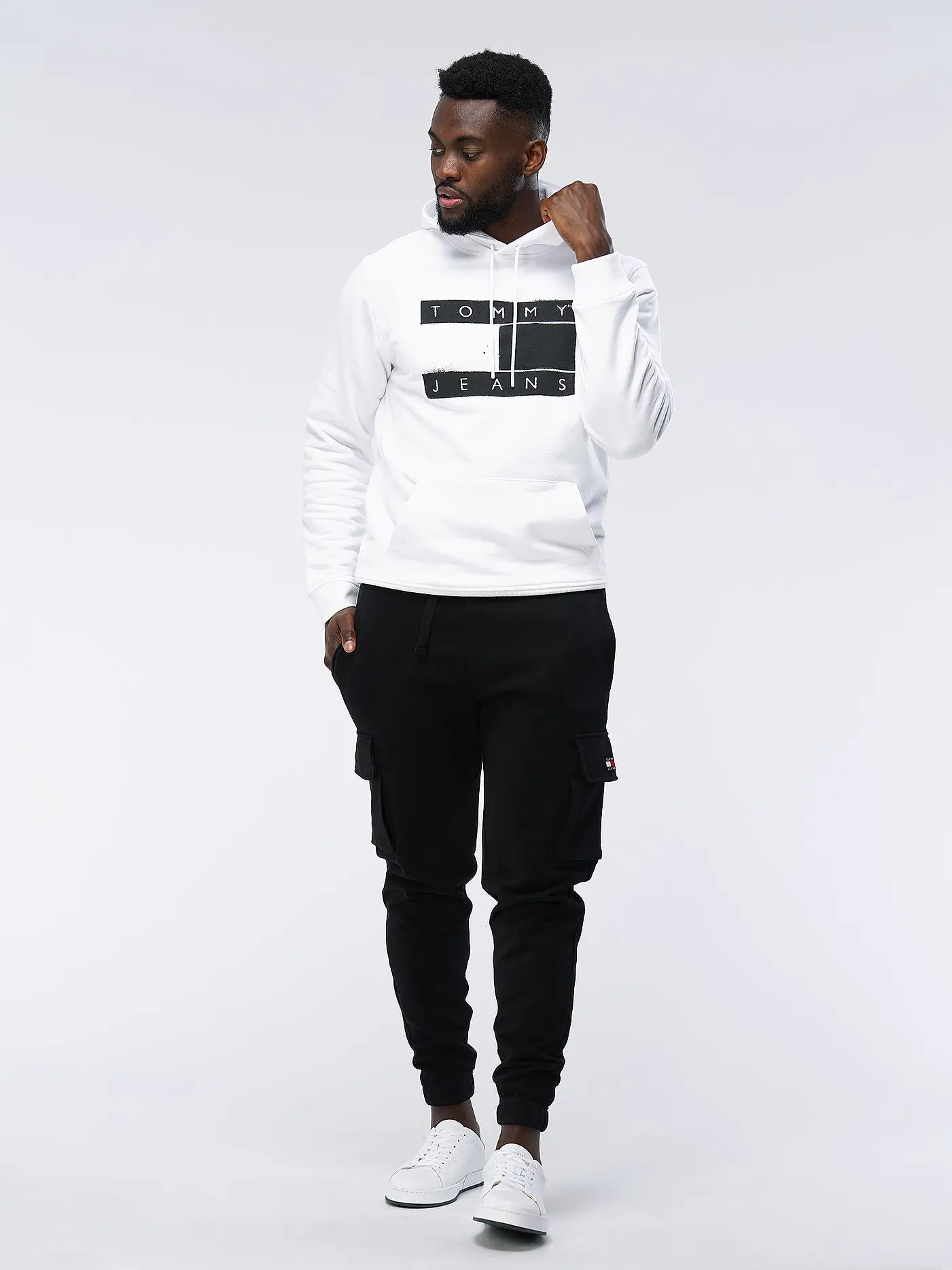 TOMMY JEANS | Kapuzensweater - Hoodie | weiss