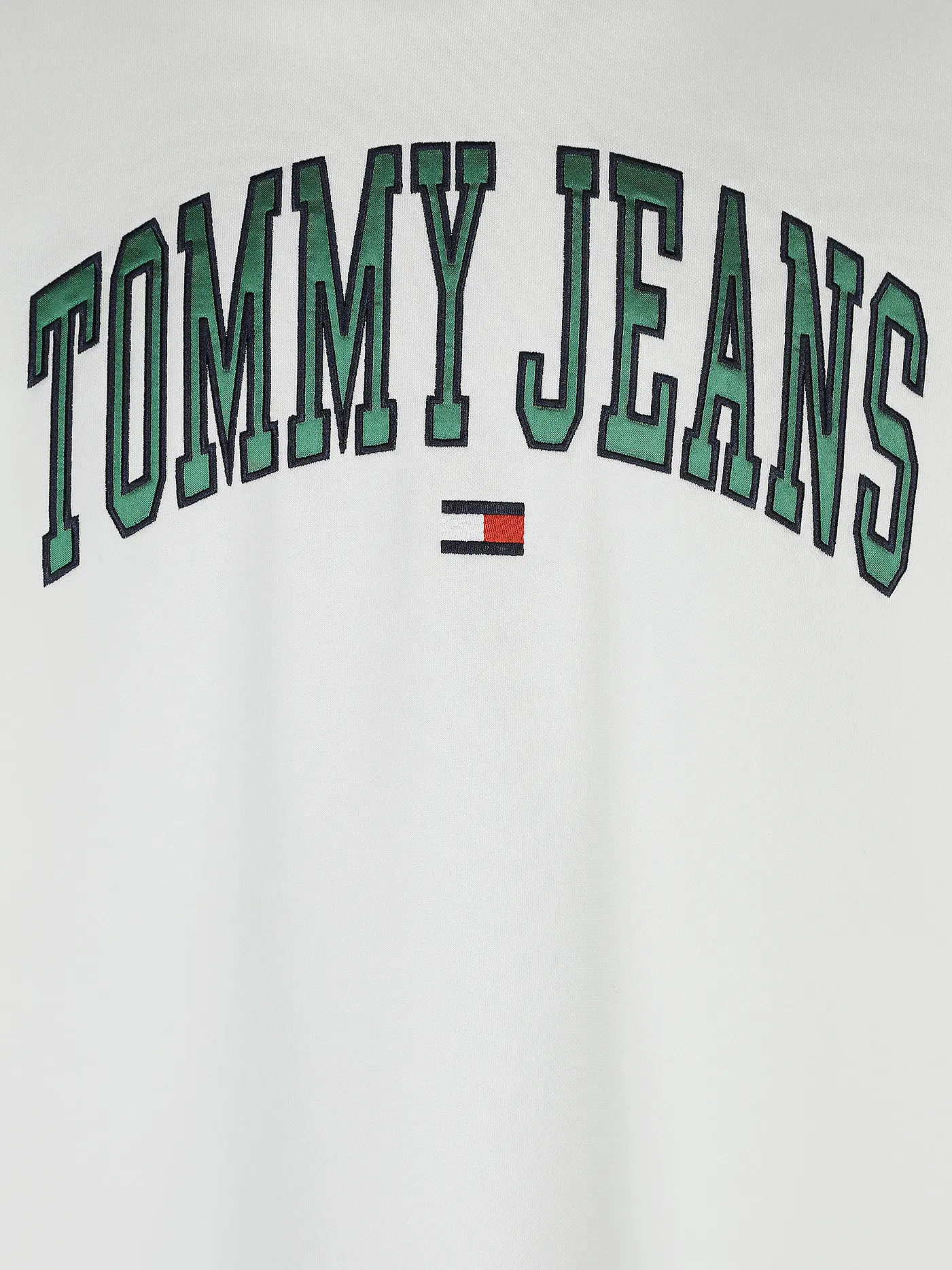 TOMMY JEANS | Kurzkleid - Hoodiekleid | weiss