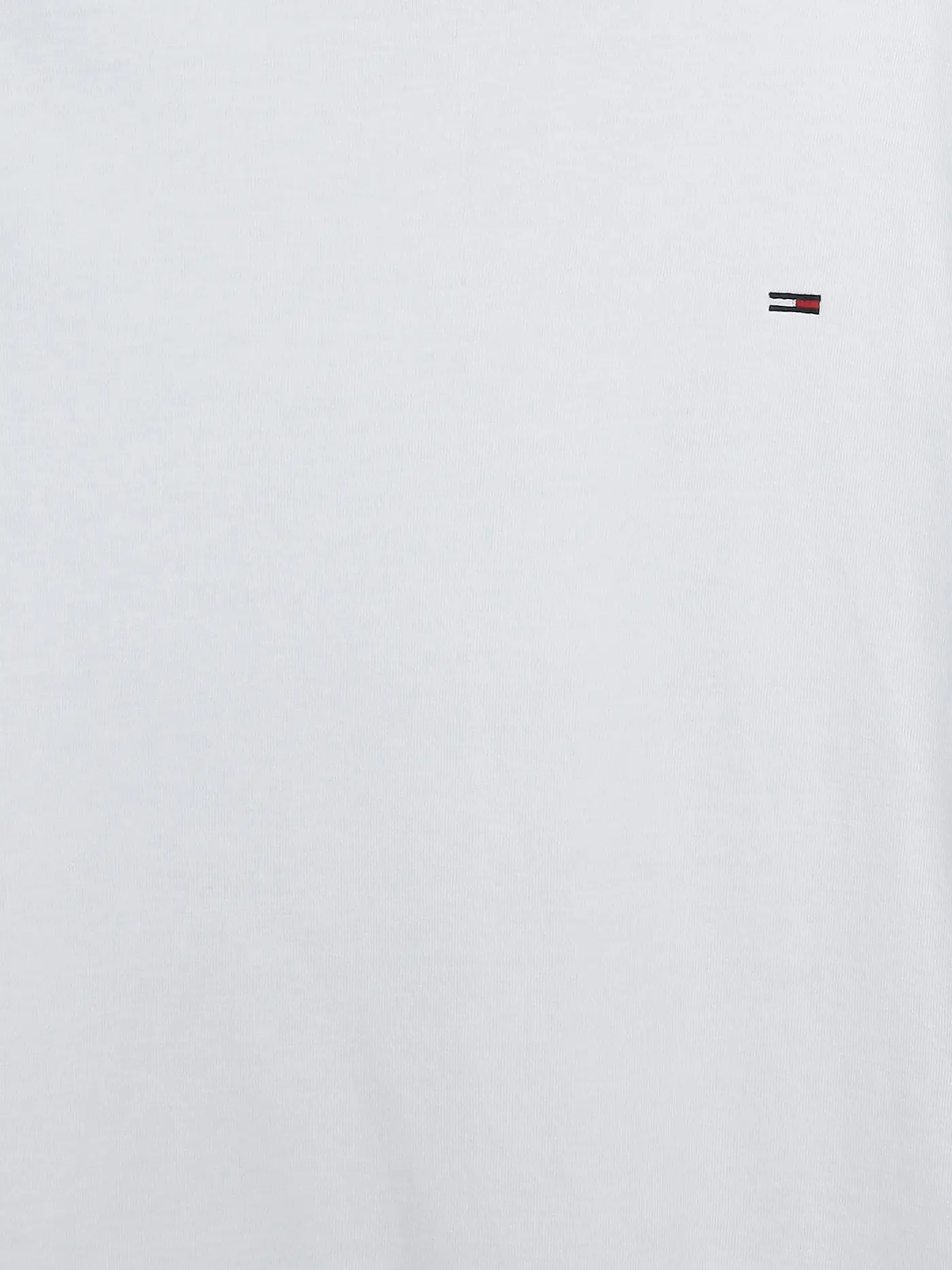 TOMMY JEANS | Langarmshirt  Slim Fit | weiss