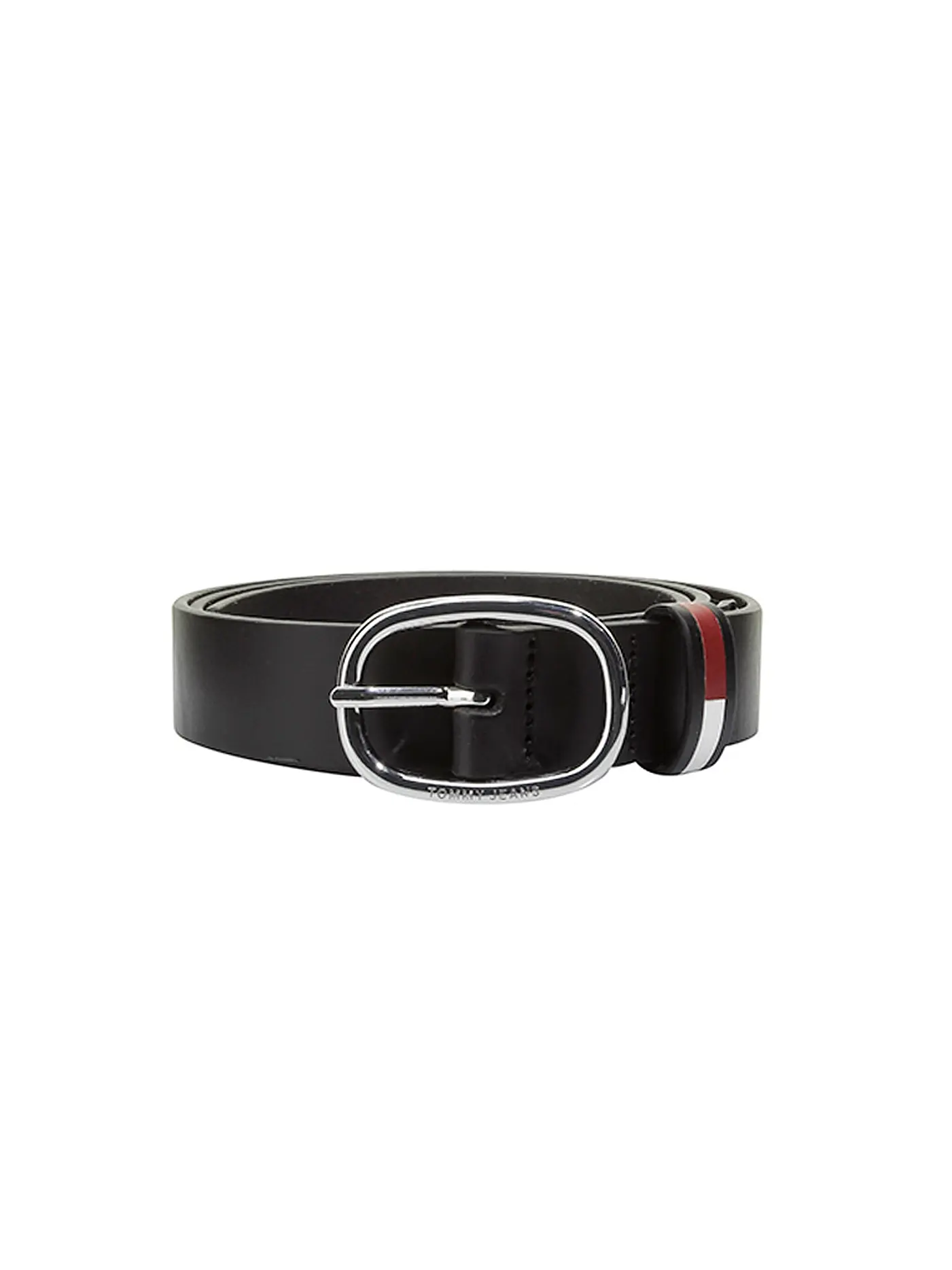 TOMMY JEANS | Ledergürtel  | schwarz