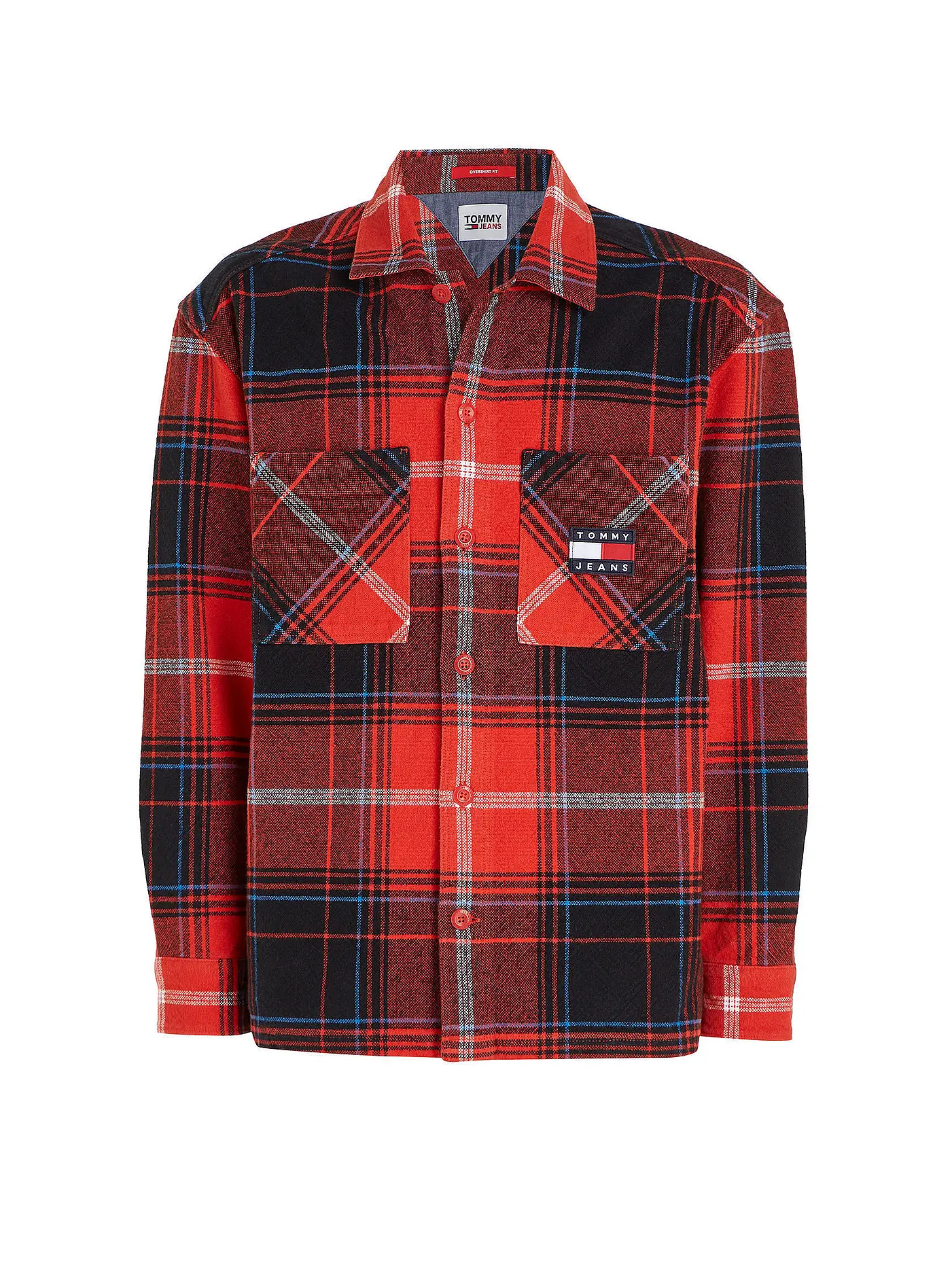 TOMMY JEANS | Overshirt | rot