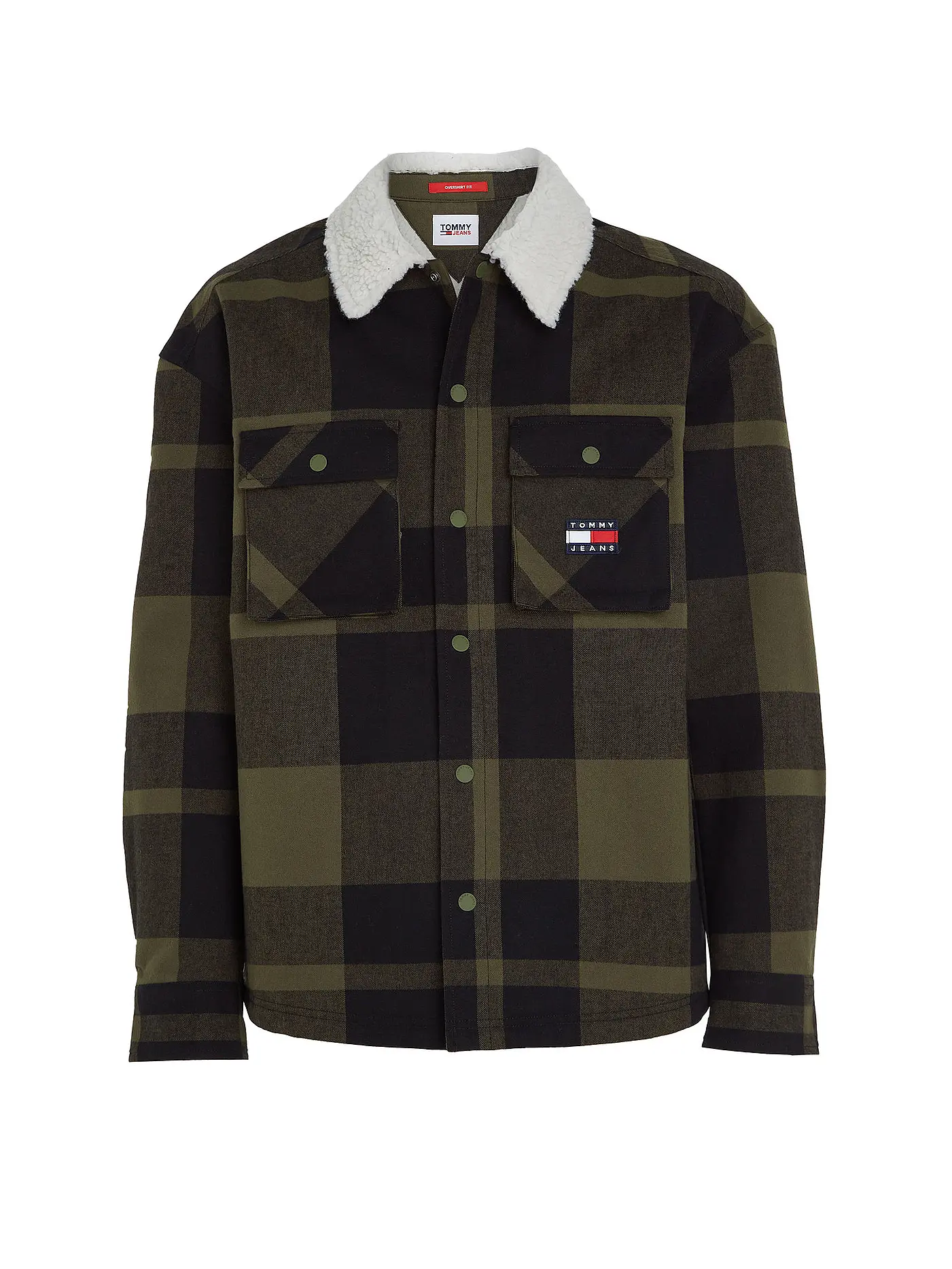 TOMMY JEANS | Overshirt | olive