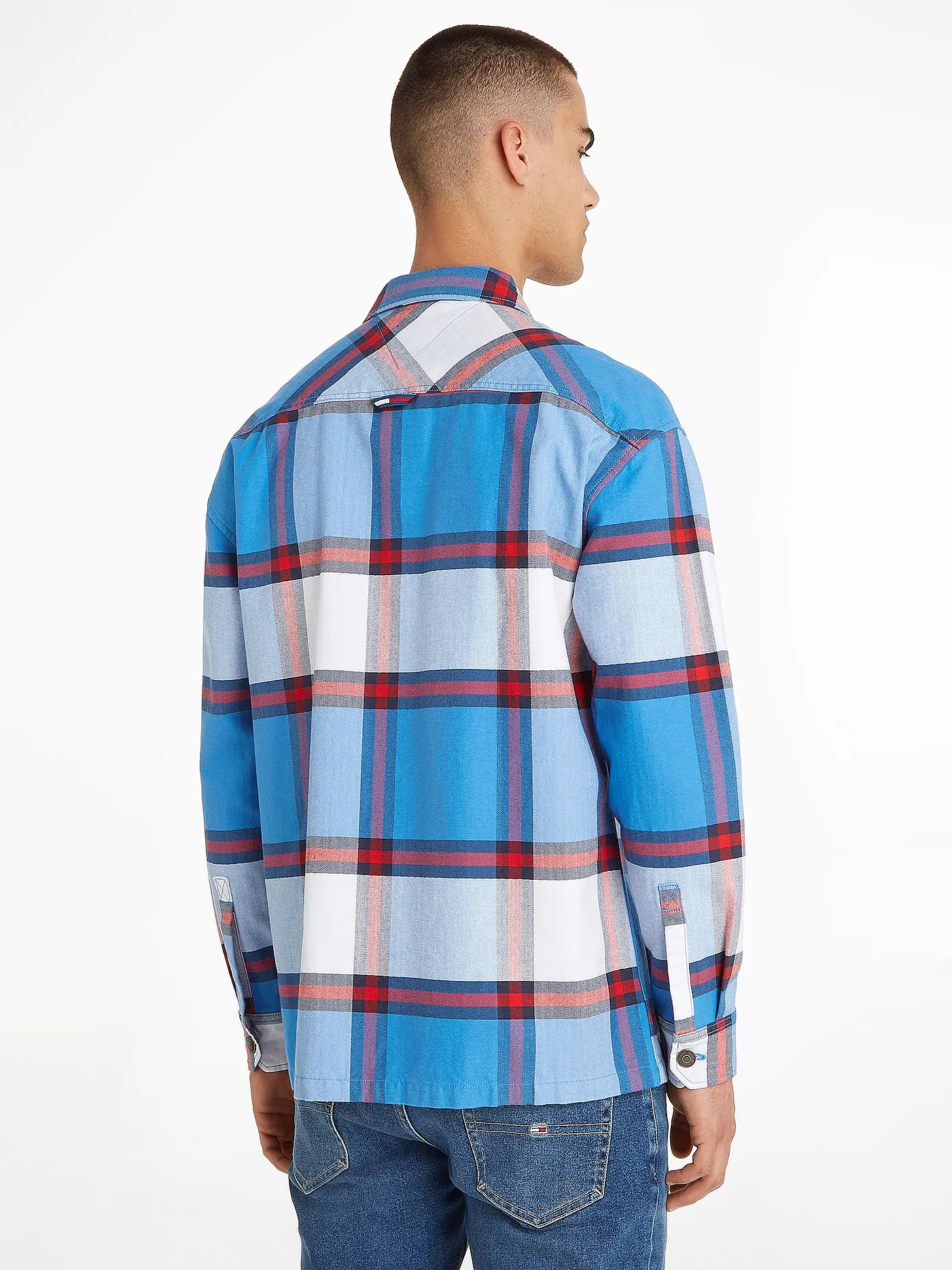 TOMMY JEANS | Overshirt | blau