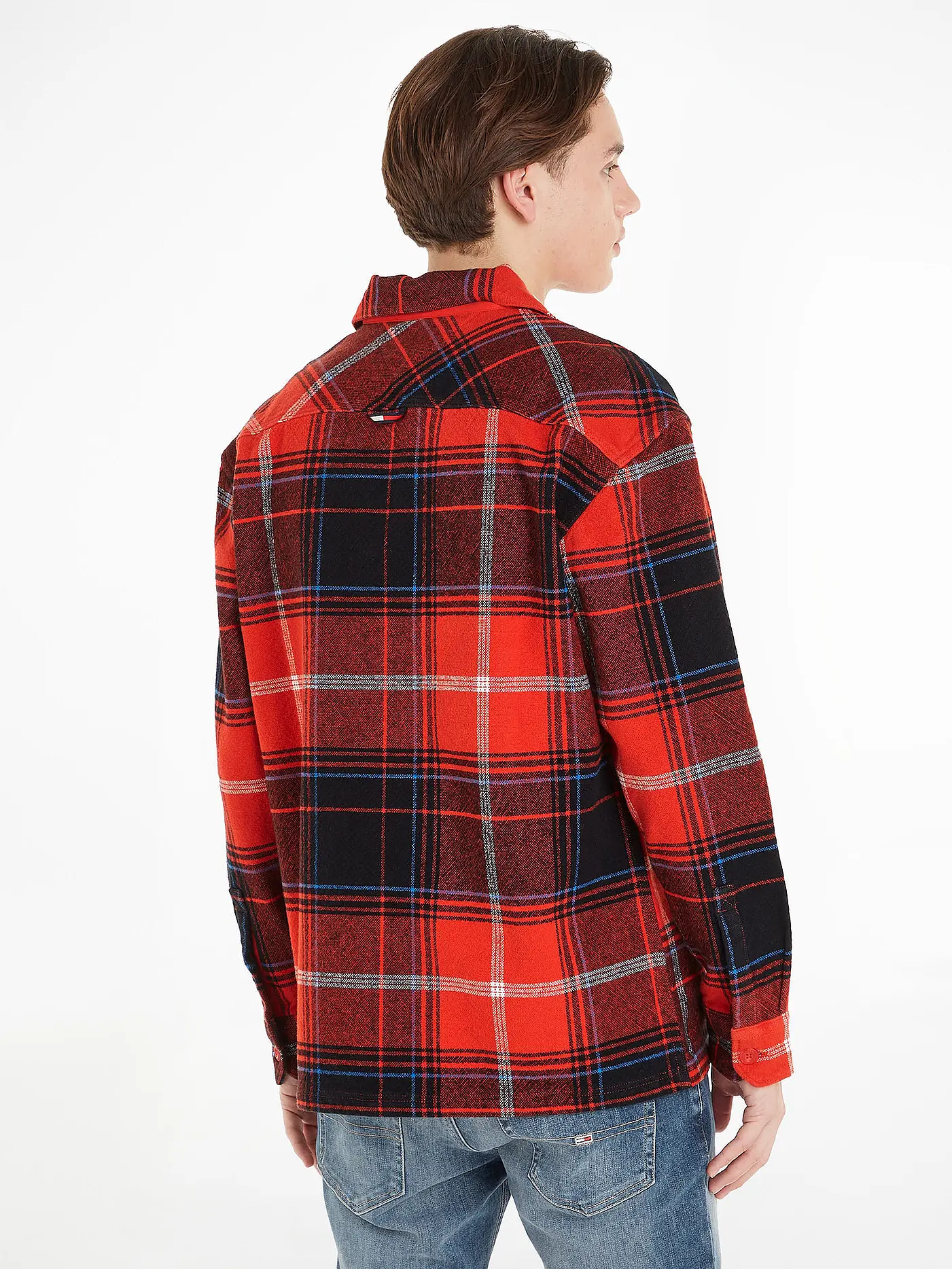 TOMMY JEANS | Overshirt | rot