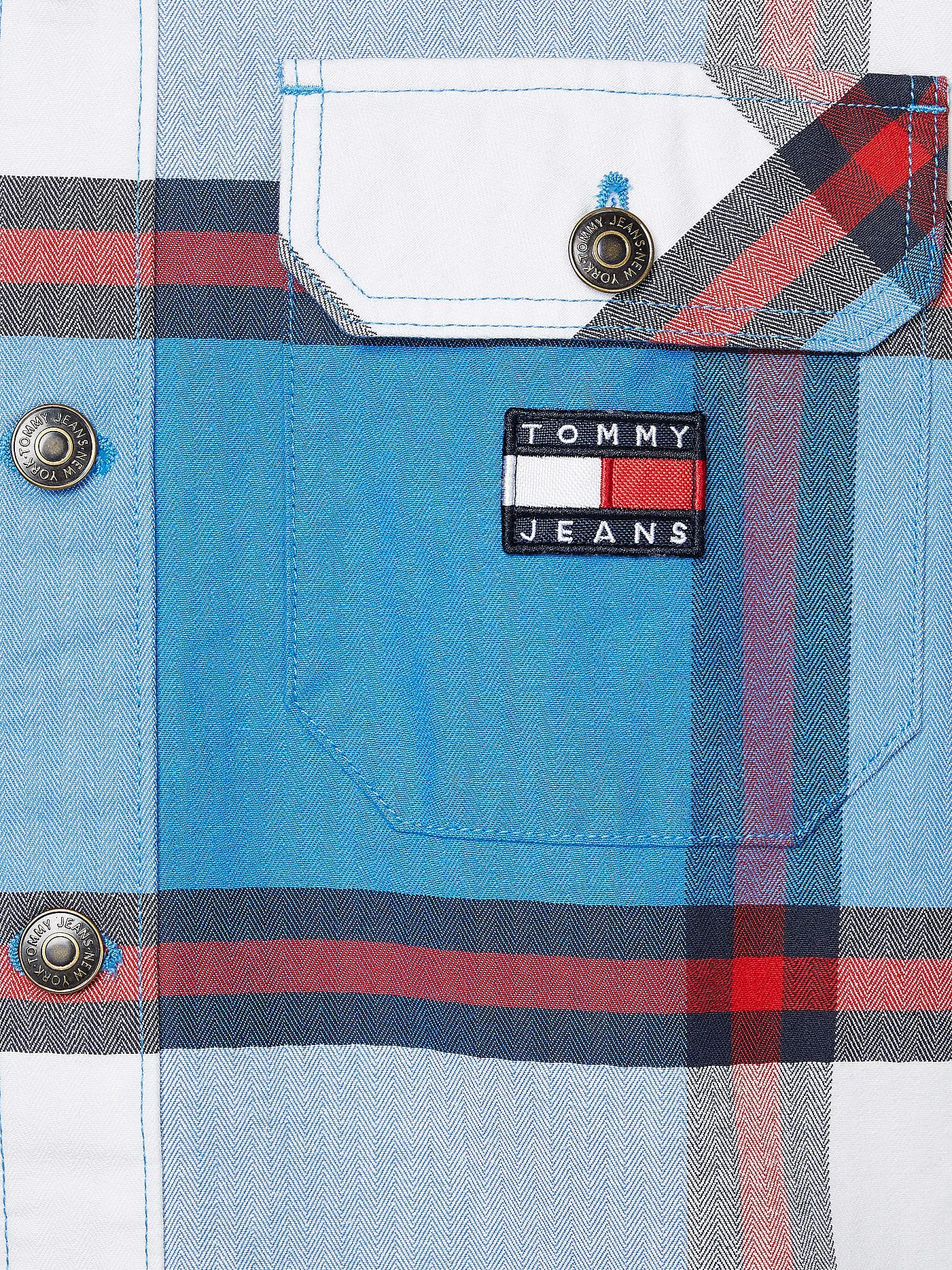 TOMMY JEANS | Overshirt | blau
