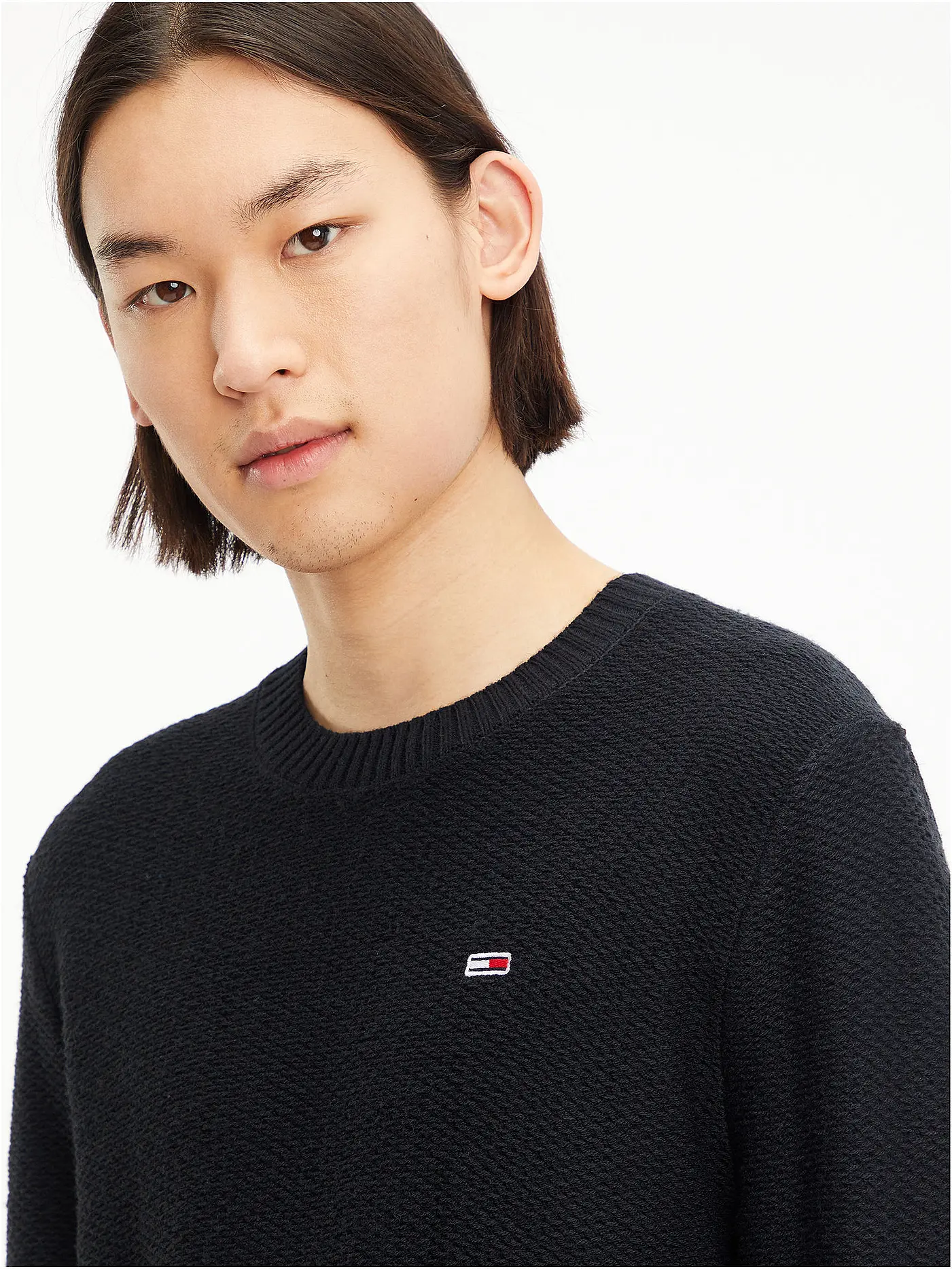 TOMMY JEANS | Pullover | schwarz