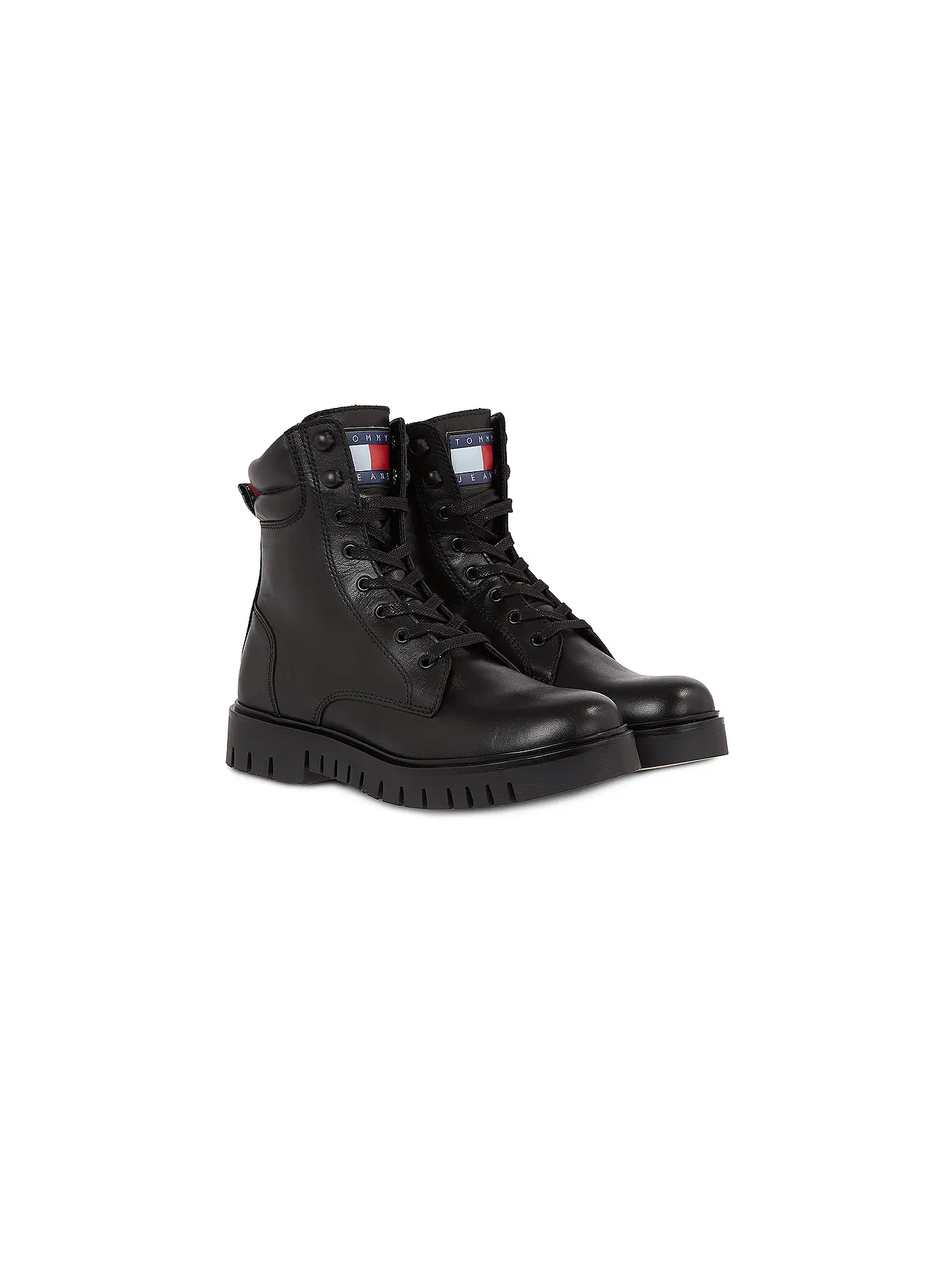 TOMMY JEANS | Schnürboots | schwarz