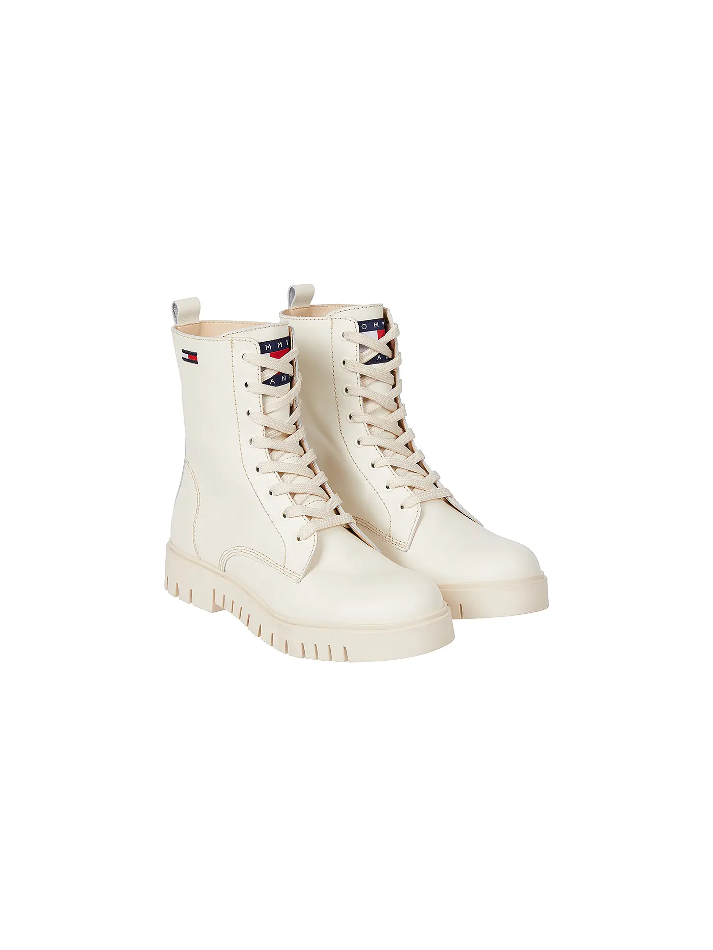 TOMMY JEANS | Schnürboots | weiss