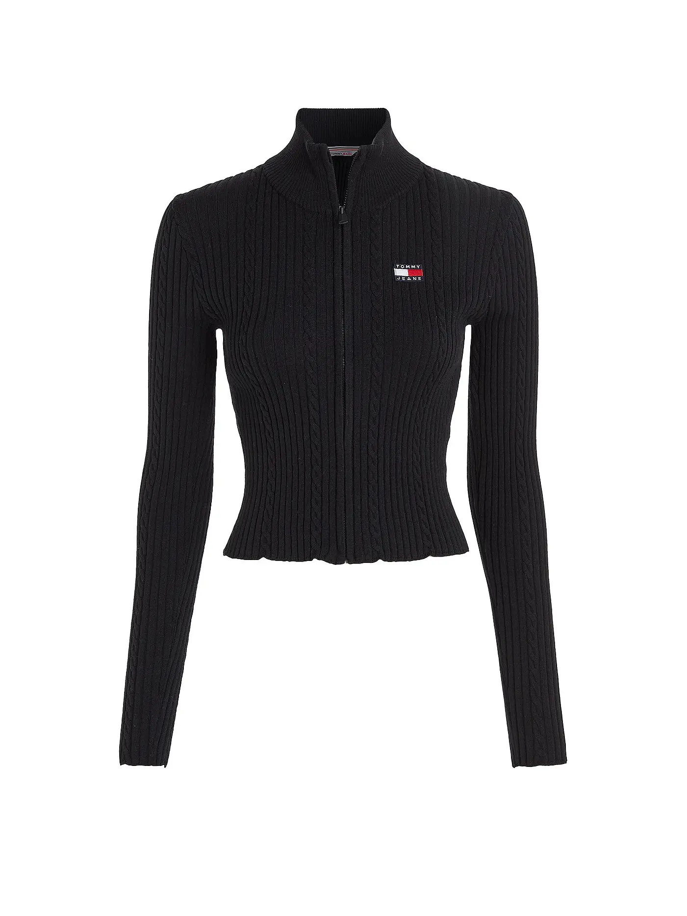TOMMY JEANS | Strickjacke | schwarz