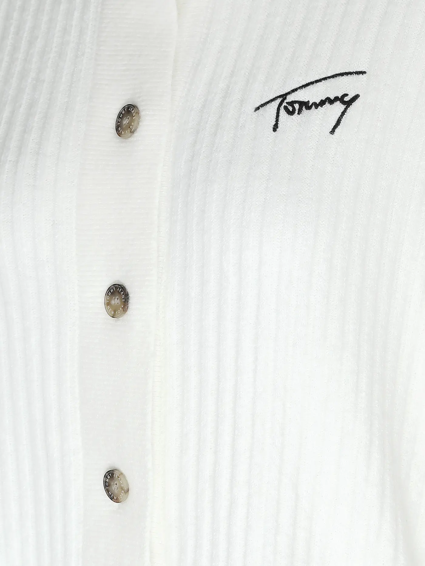 TOMMY JEANS | Strickjacke | weiss