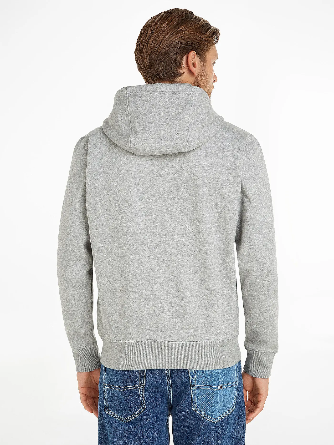 TOMMY JEANS | Sweatjacke | grau