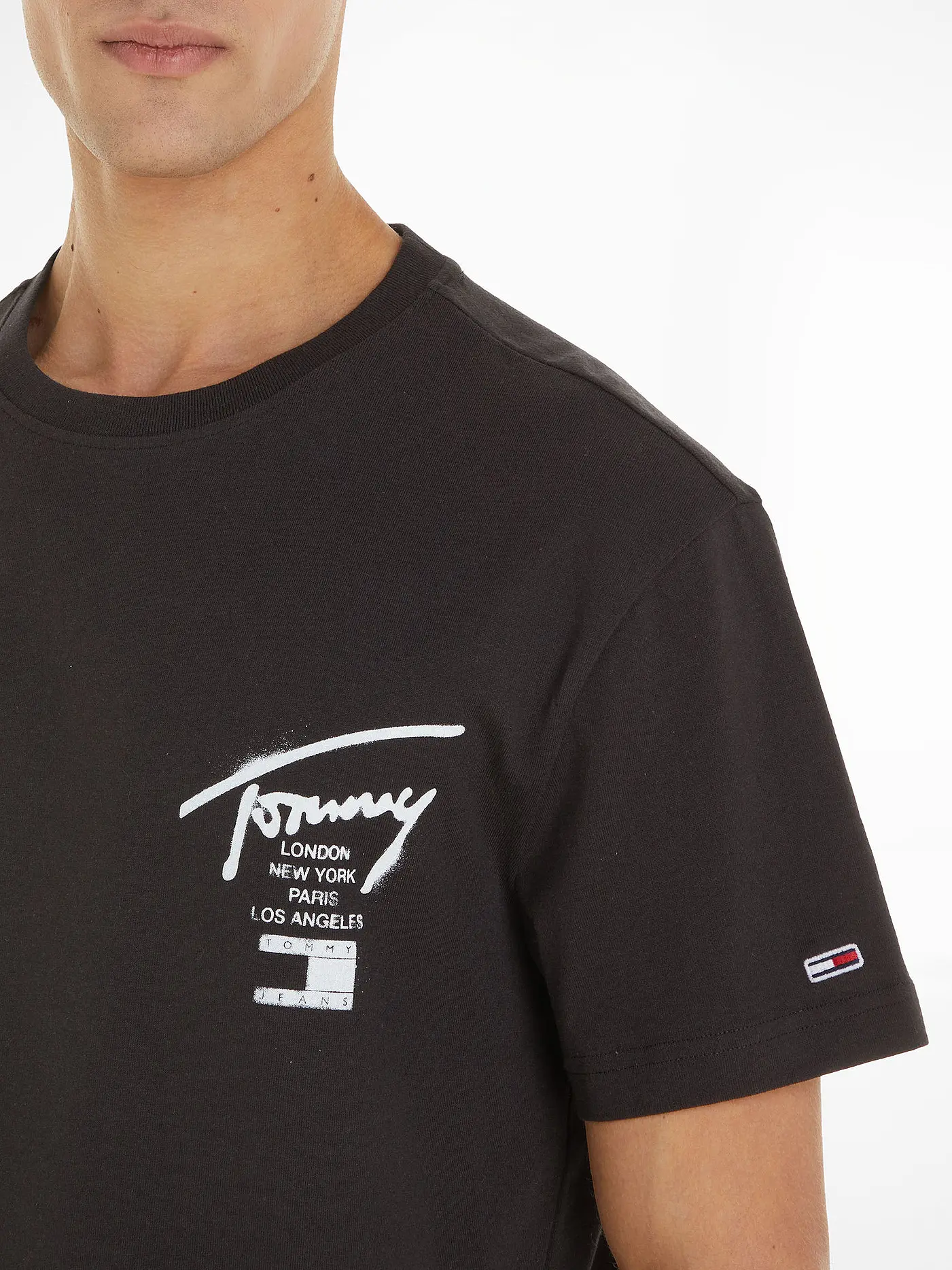 TOMMY JEANS | T-Shirt | schwarz