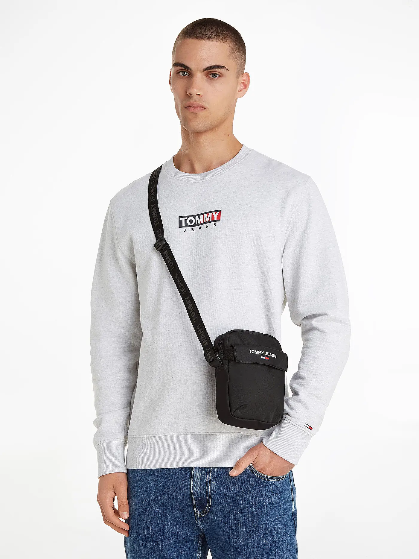 TOMMY JEANS | Tasche - Umhängetasche Essential Reporter  | schwarz