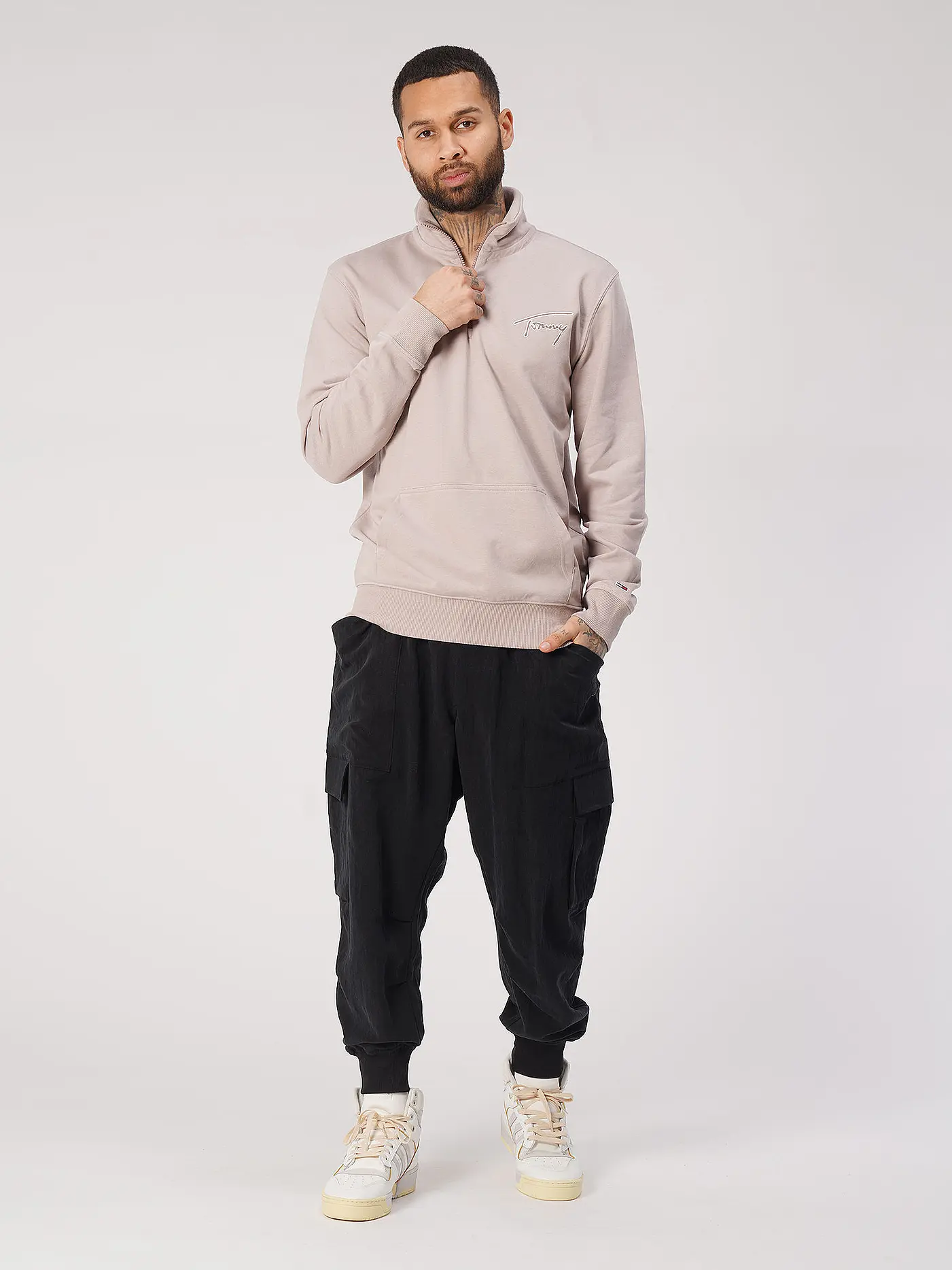 TOMMY JEANS | Troyersweater Regular Fit TJM  | beige