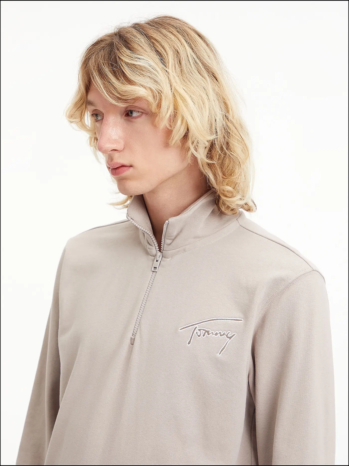 TOMMY JEANS | Troyersweater Regular Fit TJM  | beige