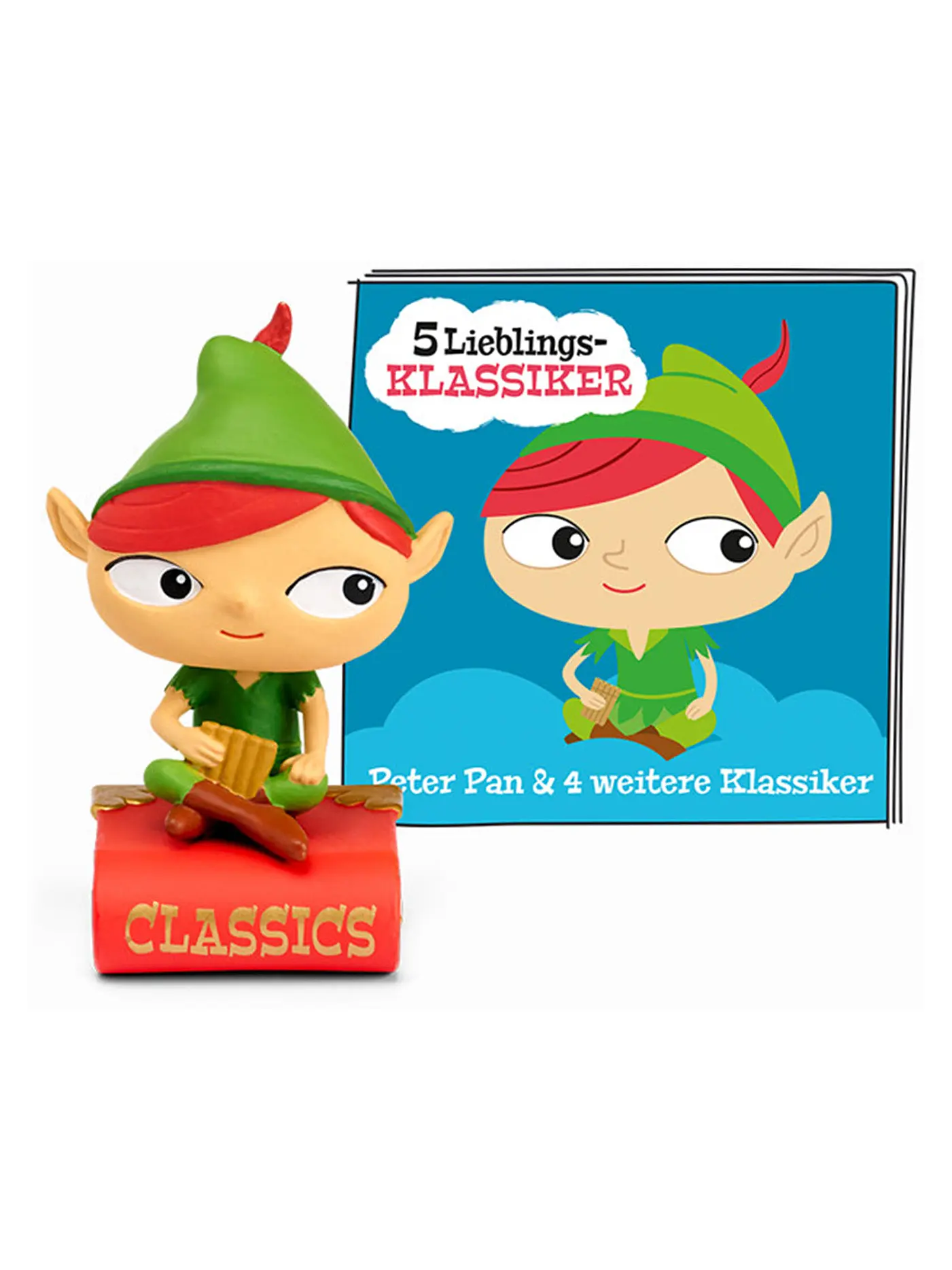 TONIES | Hörfigur - Peter Pan und 4 weitere Klassiker | keine Farbe