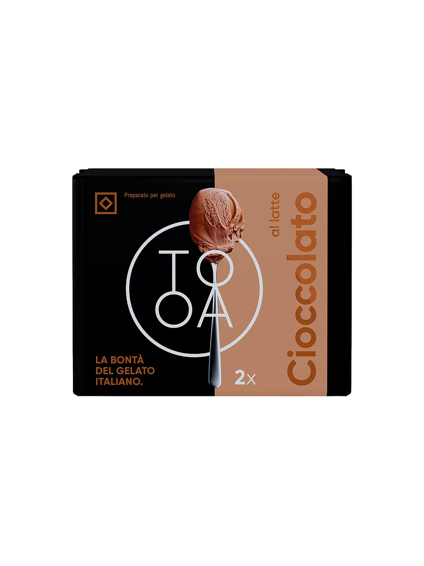 TOOA | Schokoladeneis 2 x 2 Stk. | braun