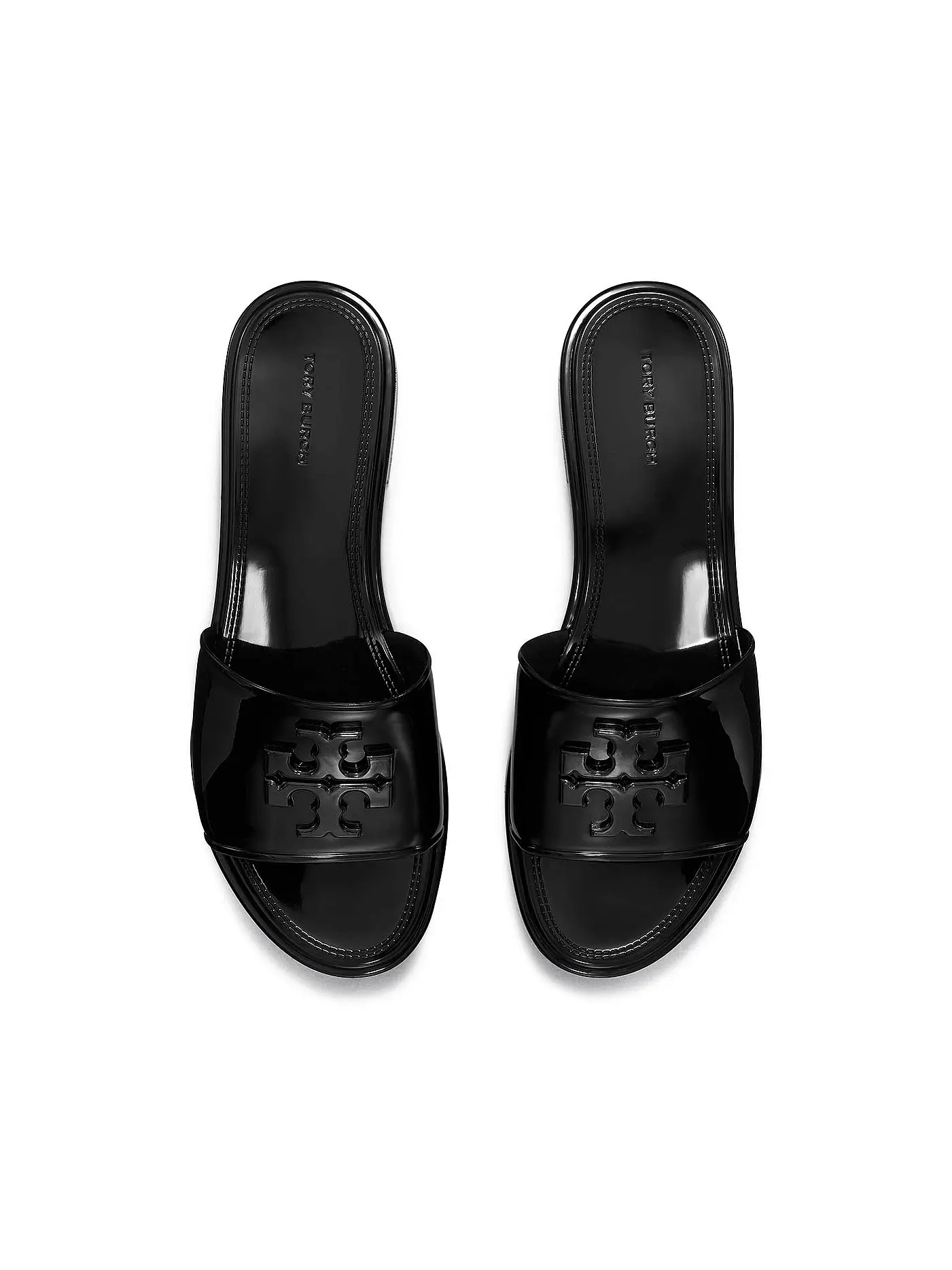 TORY BURCH | Badeschuhe - Pantoletten ELEANOR JELLY SLIDE | schwarz