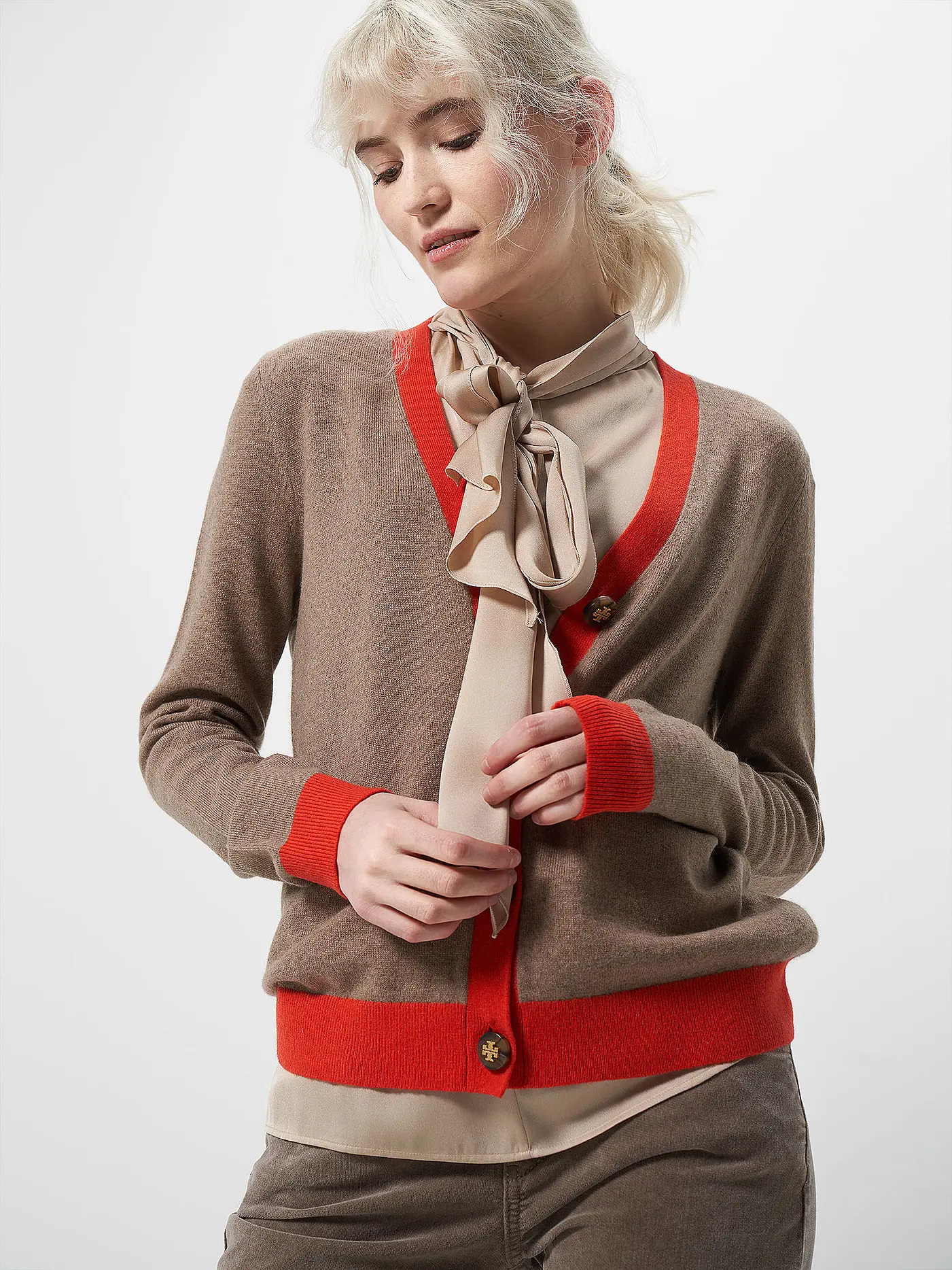 TORY BURCH | Kaschmir Cardigan | beige