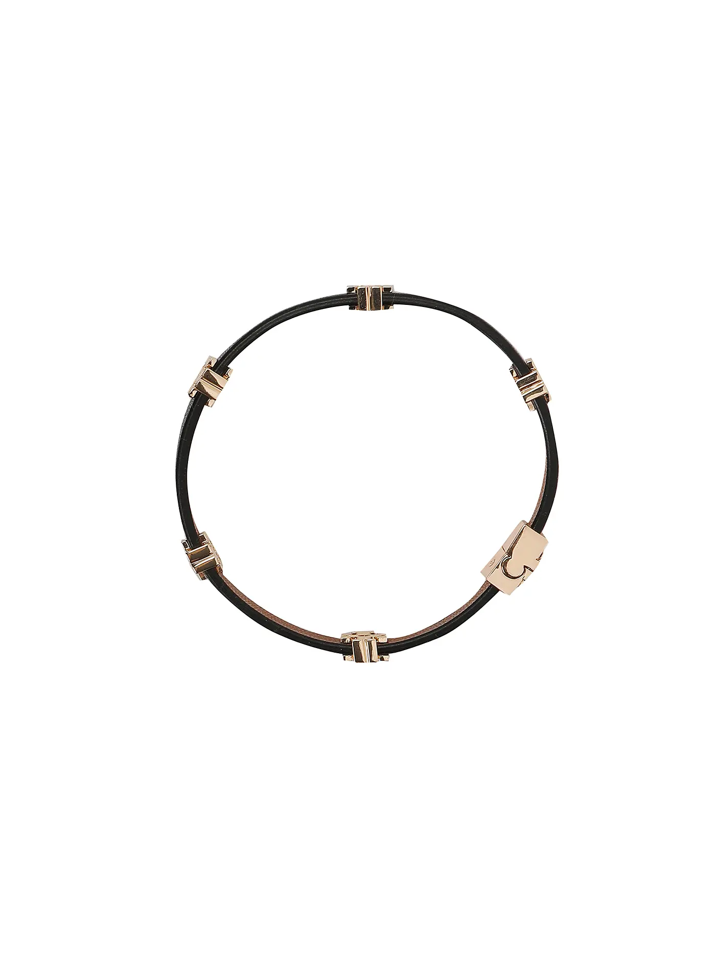 TORY BURCH | Lederarmband ELEANOR  | schwarz
