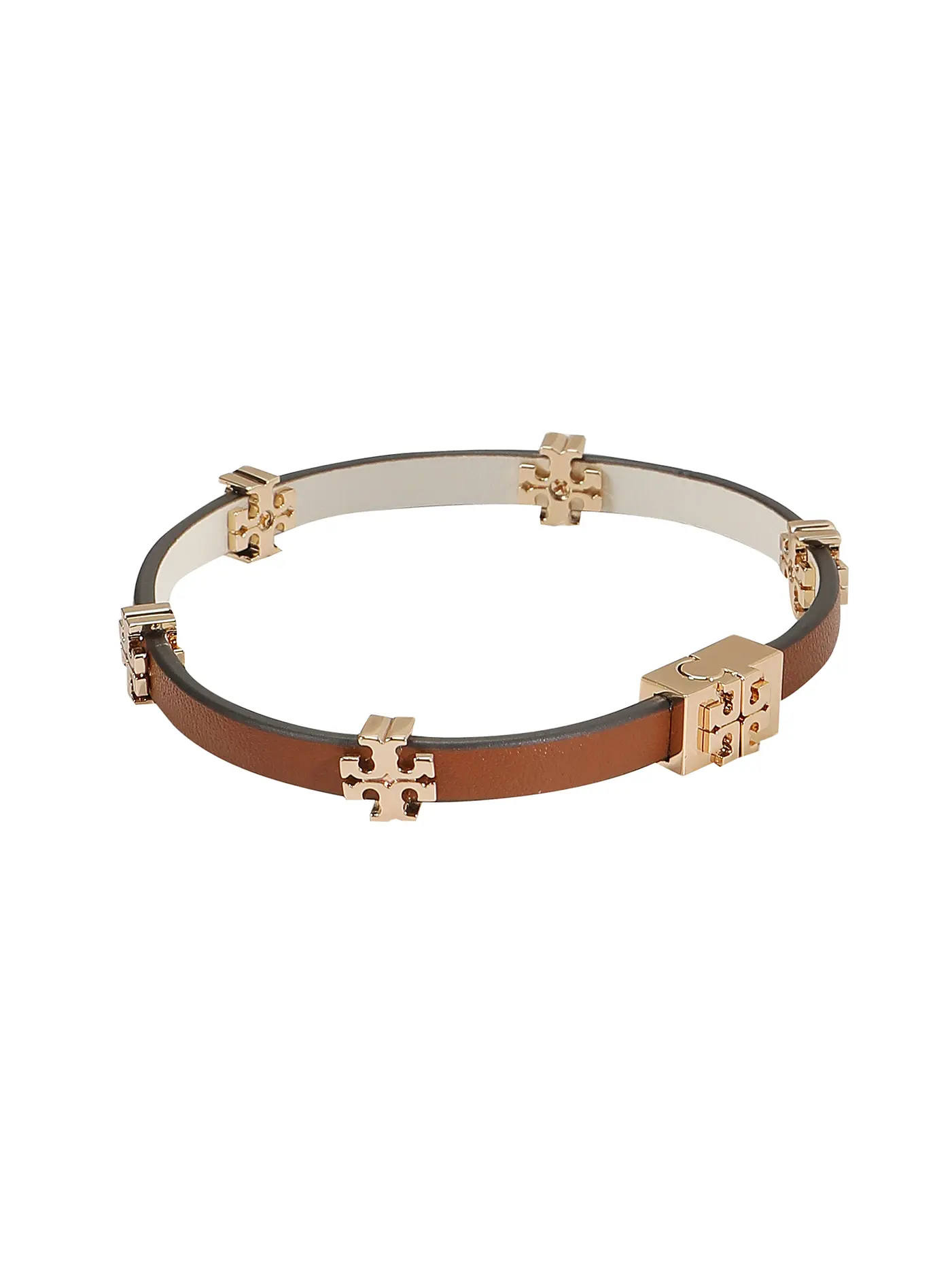 TORY BURCH | Lederarmband ELEANOR  | braun
