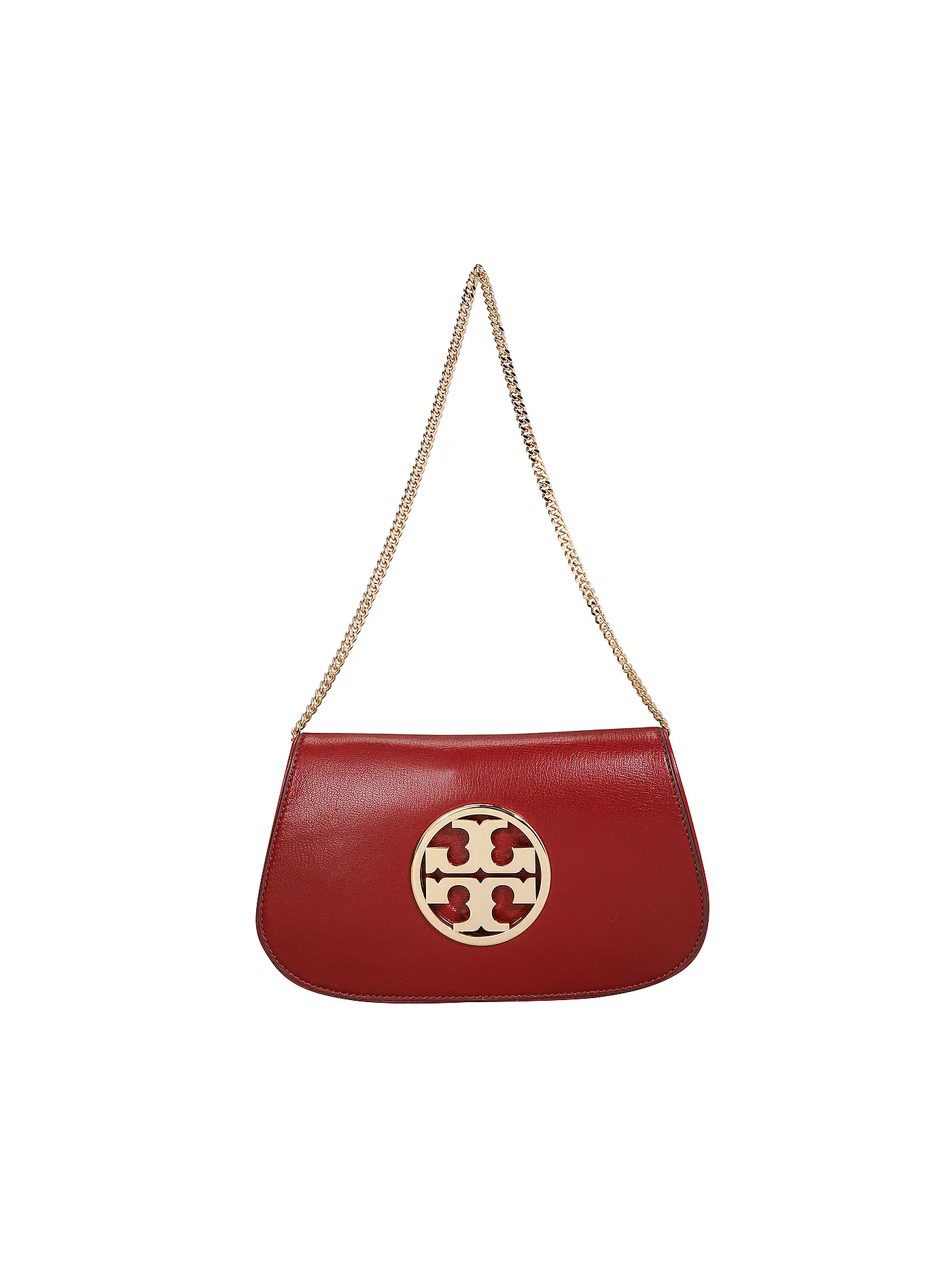 TORY BURCH | Ledertasche - Minibag REVA  | dunkelrot