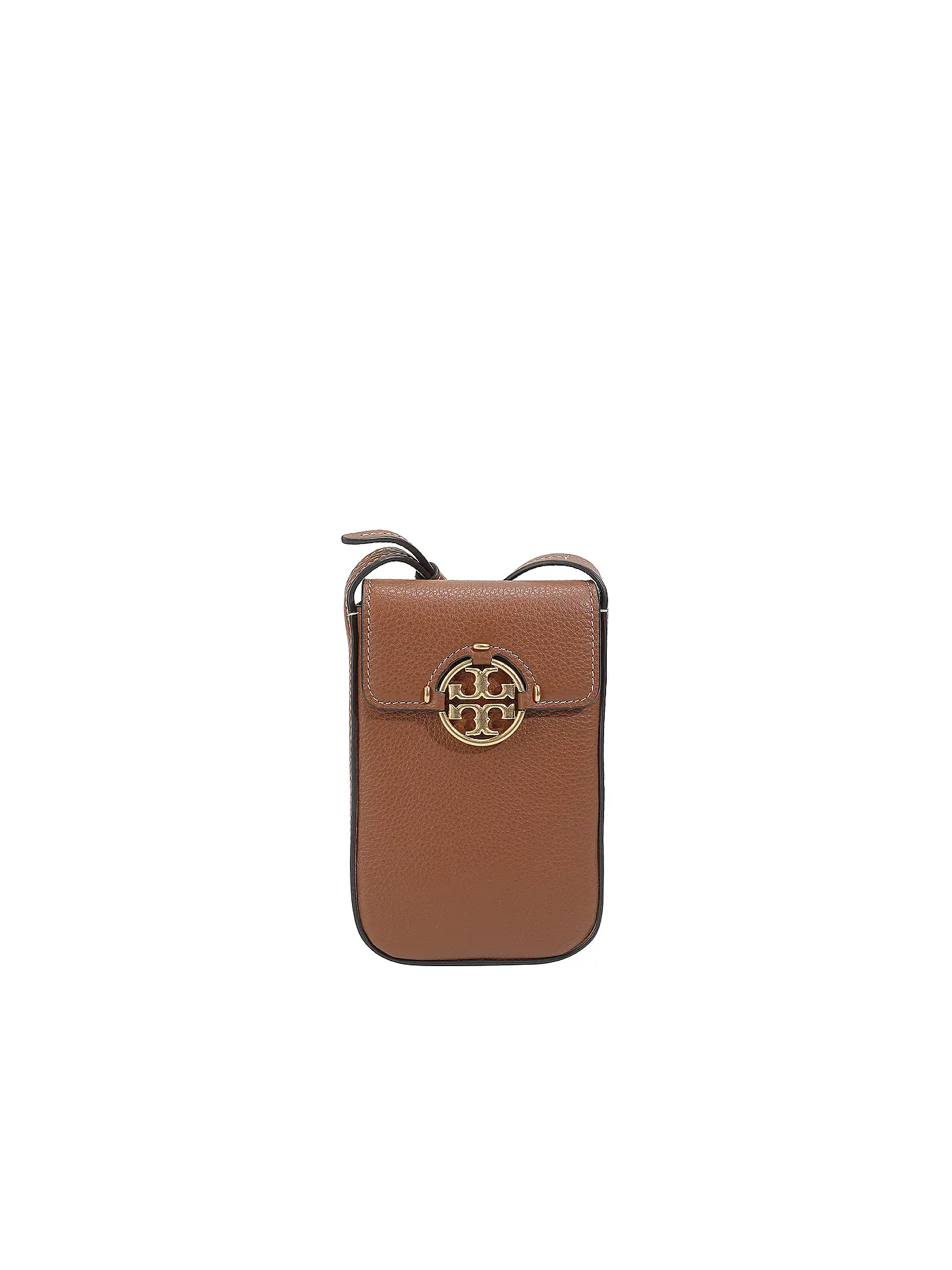 TORY BURCH | Ledertasche - Phone Crossbody Miller | braun