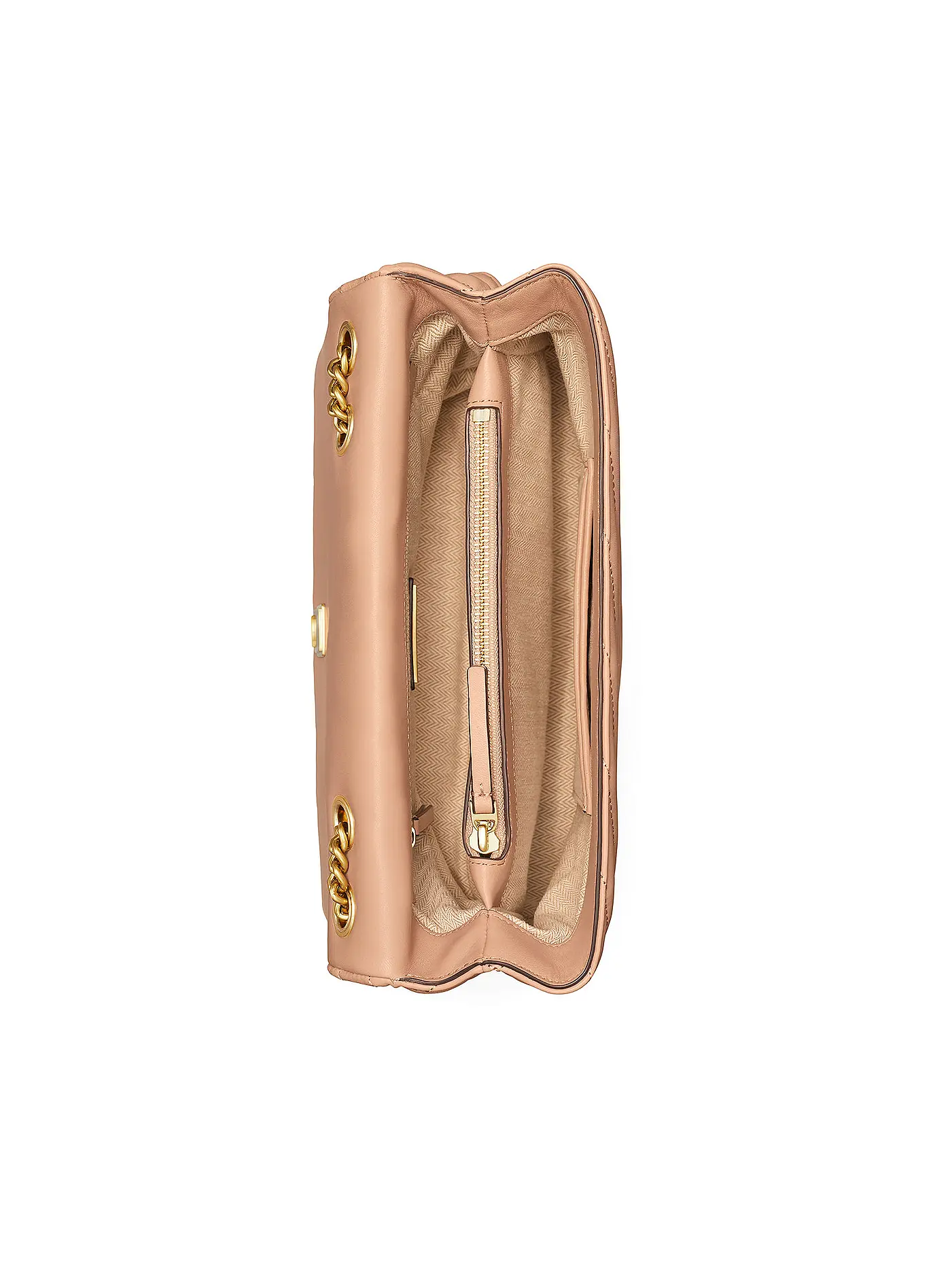 TORY BURCH | Ledertasche - Schultertasche CONVERTIBLE SHOULDER BAG | beige