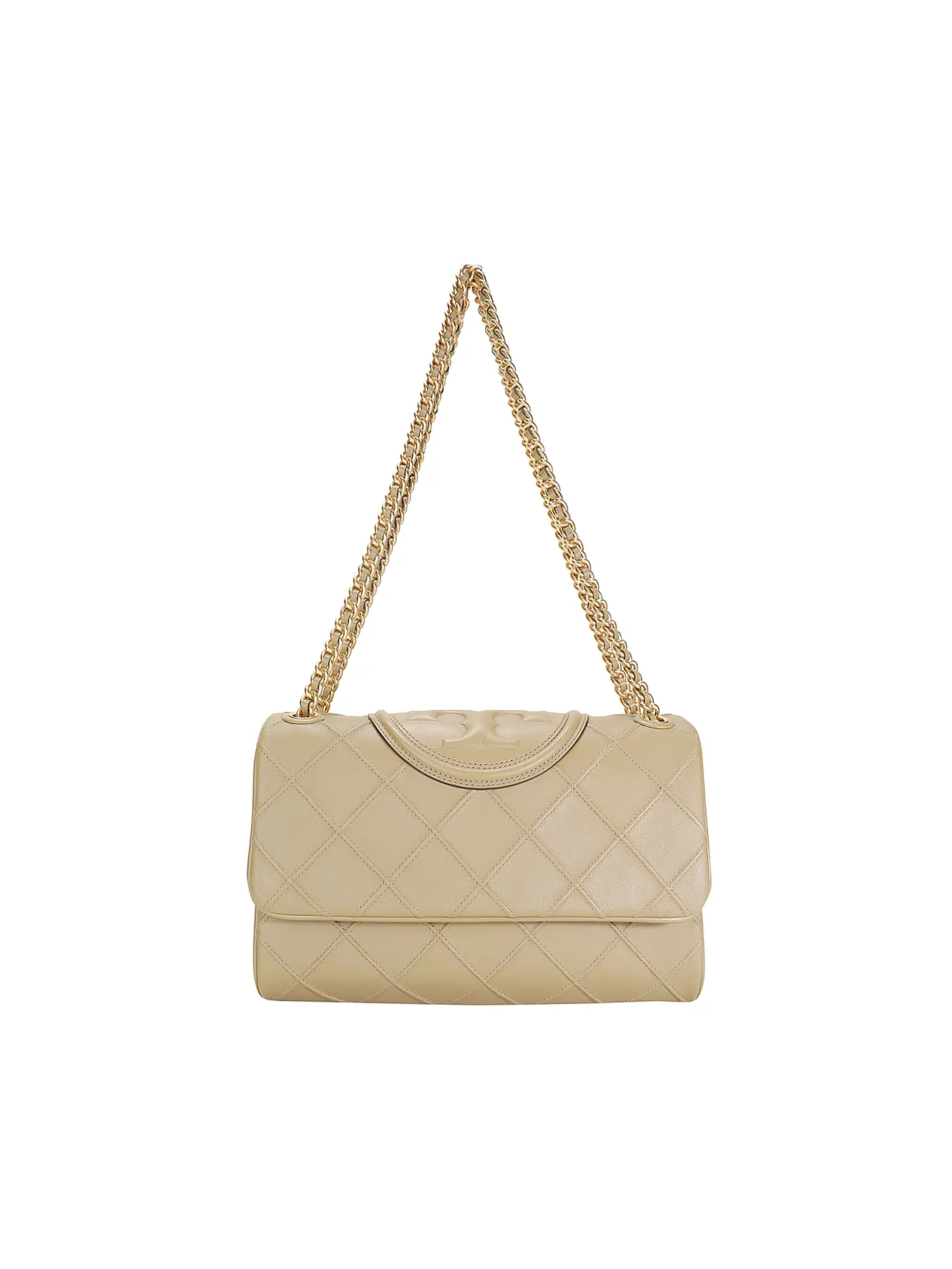 TORY BURCH | Ledertasche - Umhängetasche  | beige