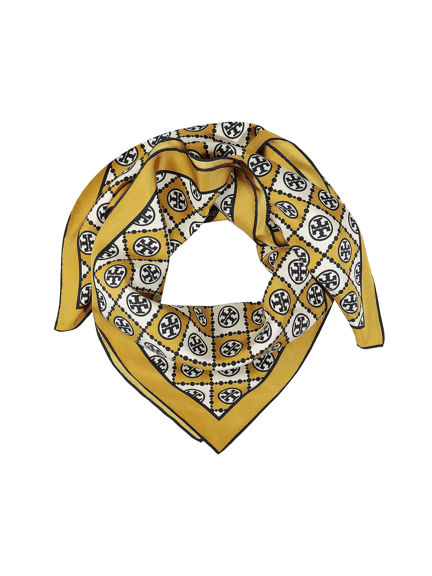 TORY BURCH | Seidentuch  | senf