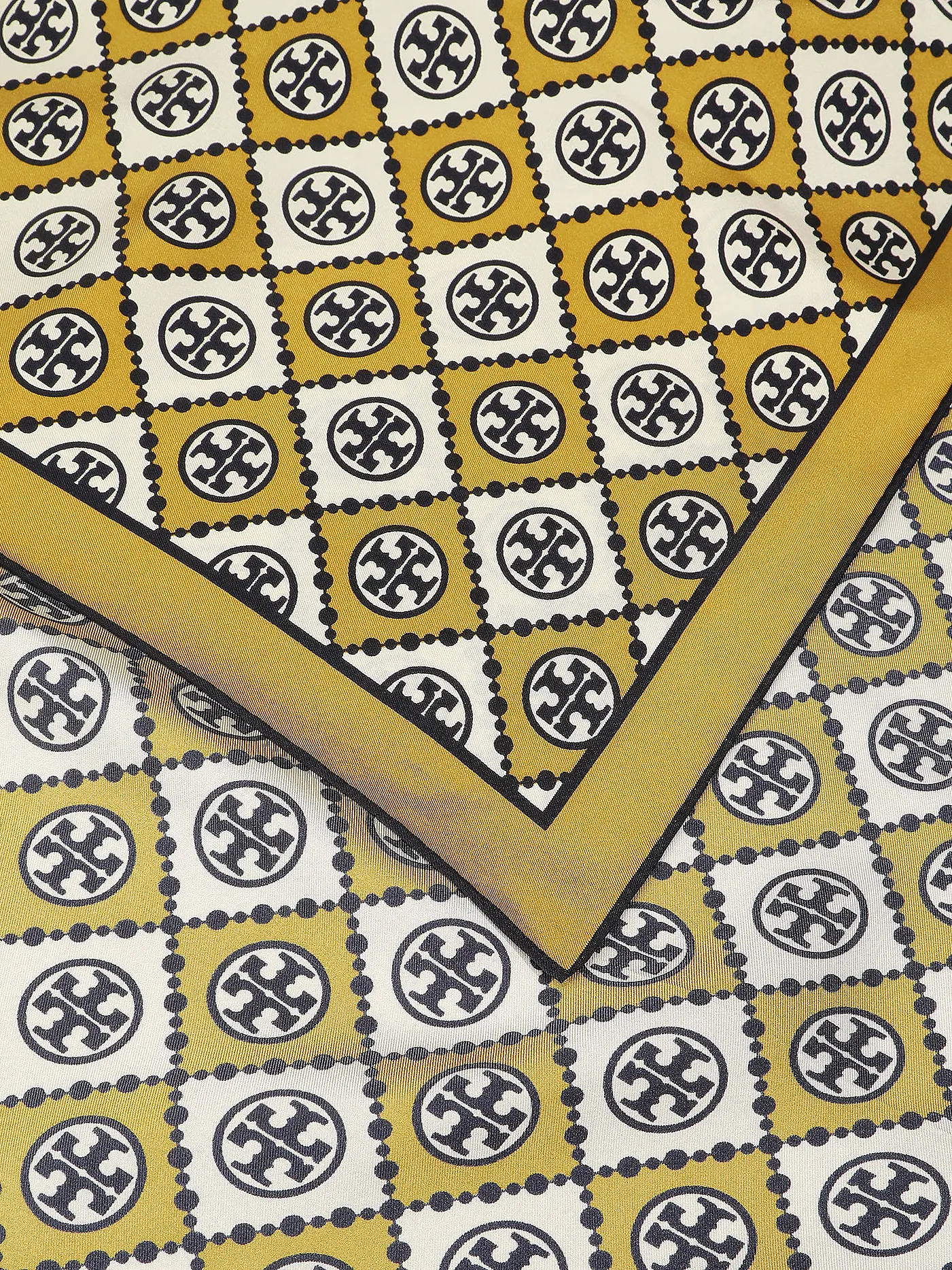 TORY BURCH | Seidentuch  | senf
