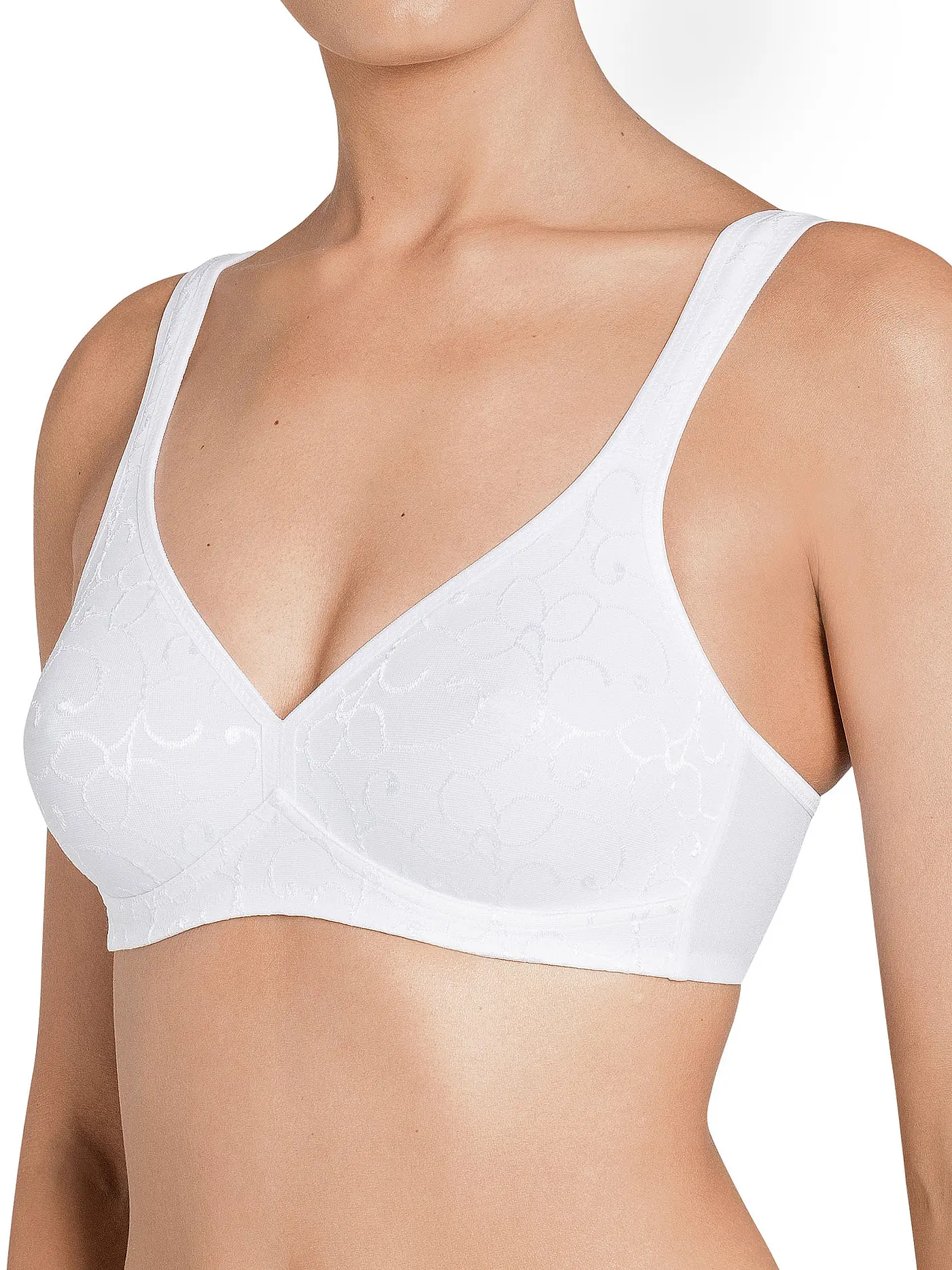 TRIUMPH | BH ohne Bügel  "Elegant Cotton" (Weiß) | weiss