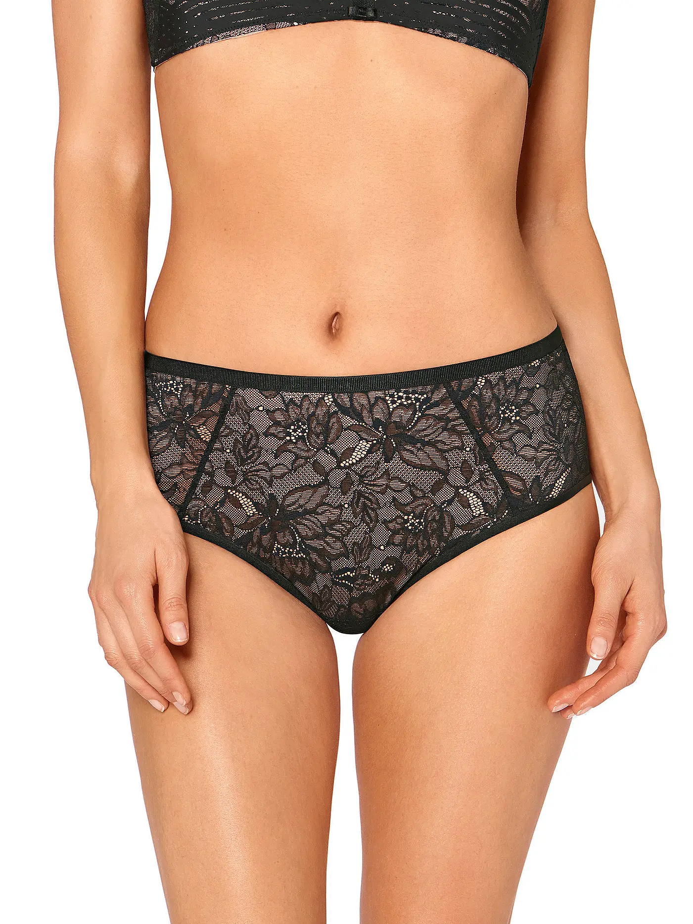 TRIUMPH | Maxi Slip AMOURETTE CHARM decadent chocol | schwarz