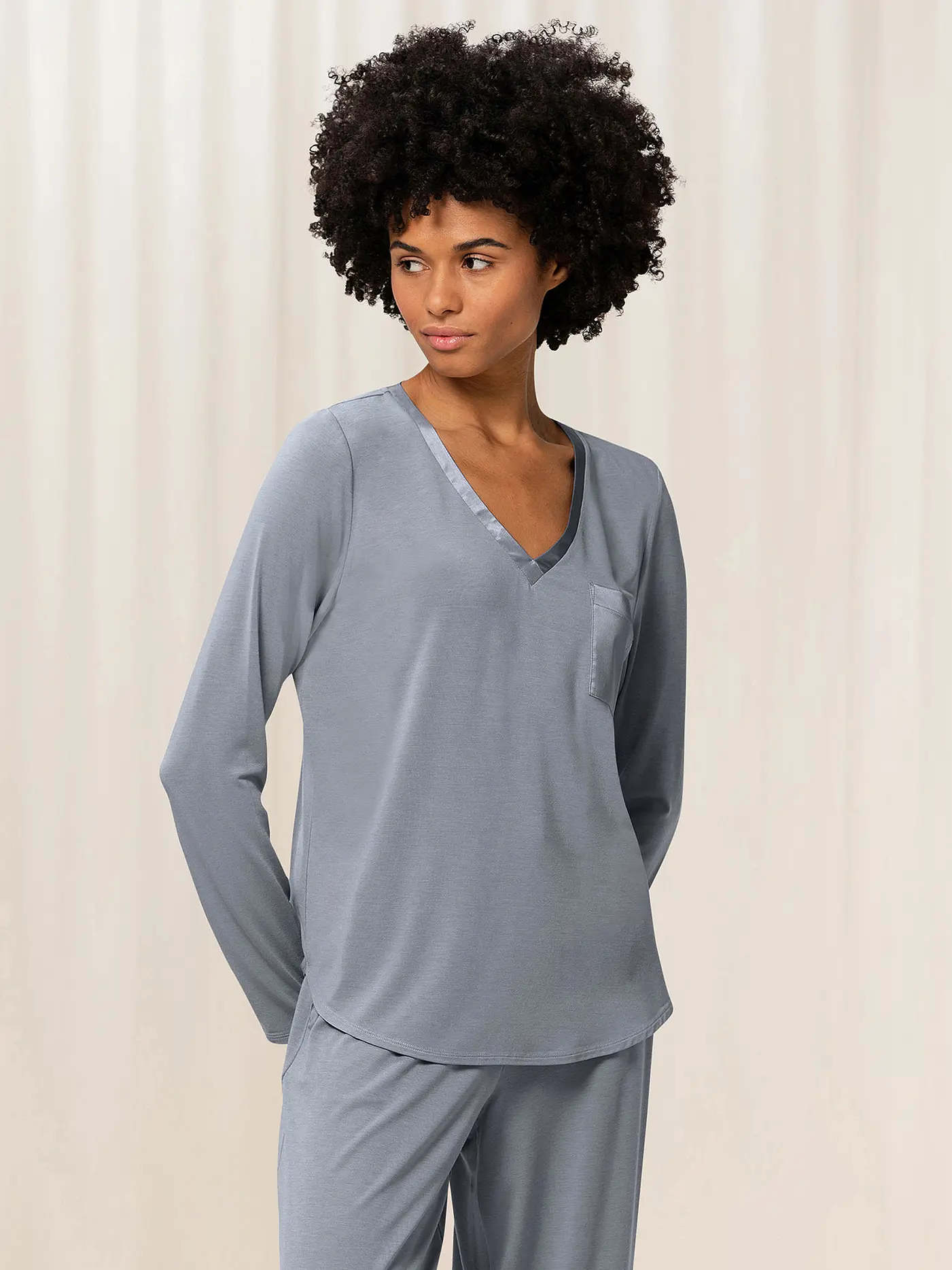 TRIUMPH | Pyjama Shirt | hellgrau