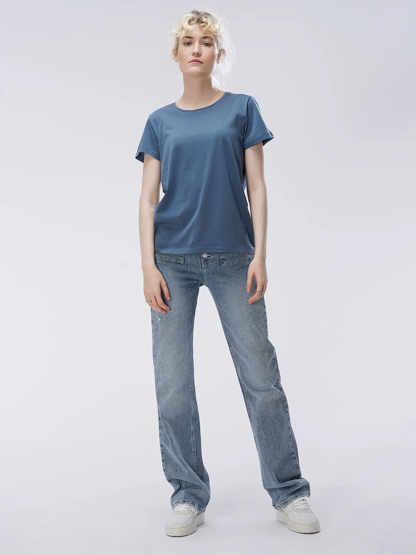 TRUSTED HANDWORK | T-Shirt PARIS  | blau