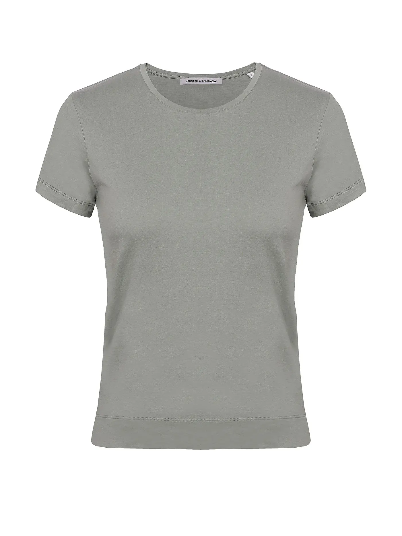 TRUSTED HANDWORK | T-Shirt PARIS  | dunkelgrün