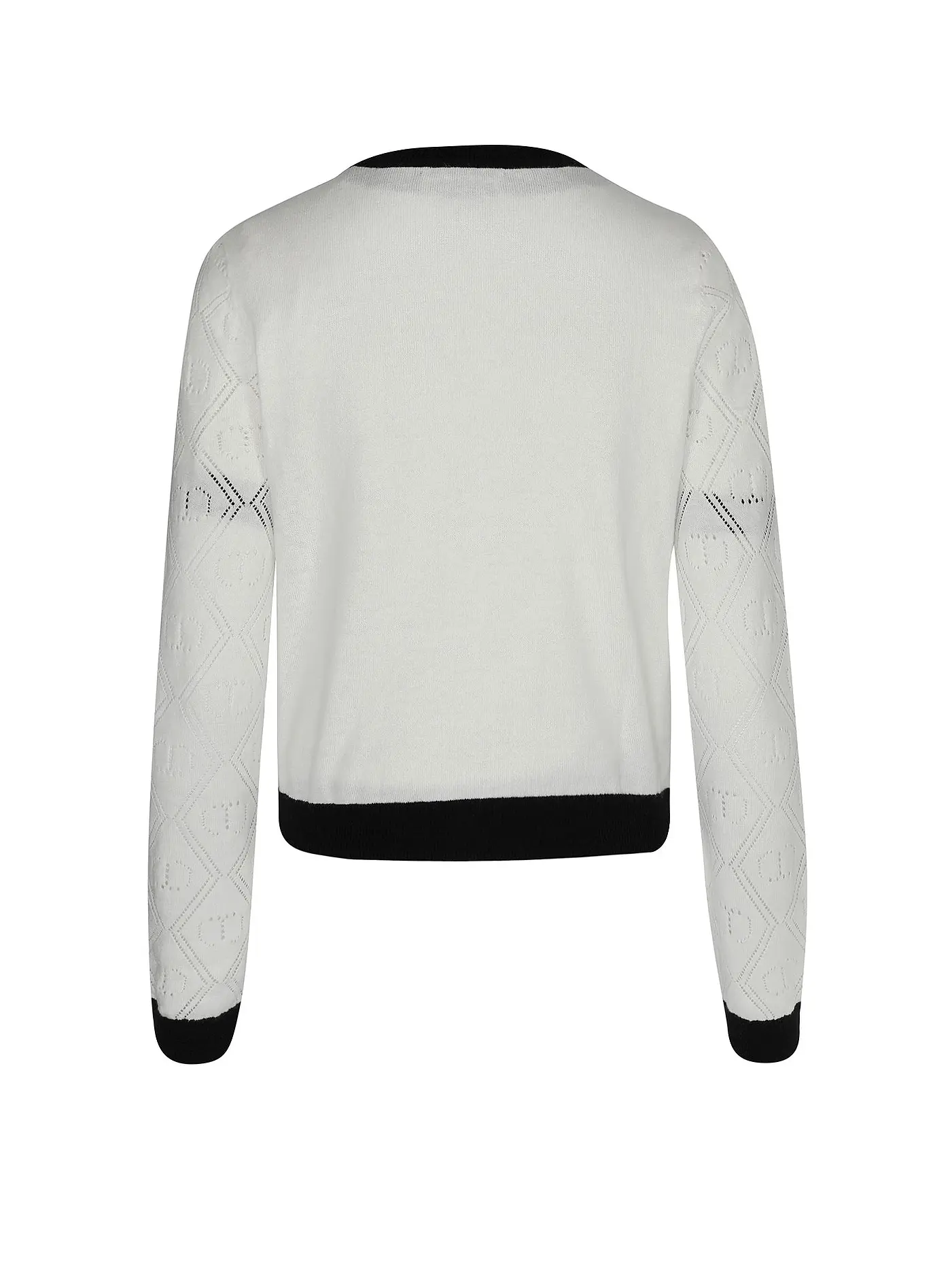 TWINSET | Strickjacke  mit Shirt | weiss