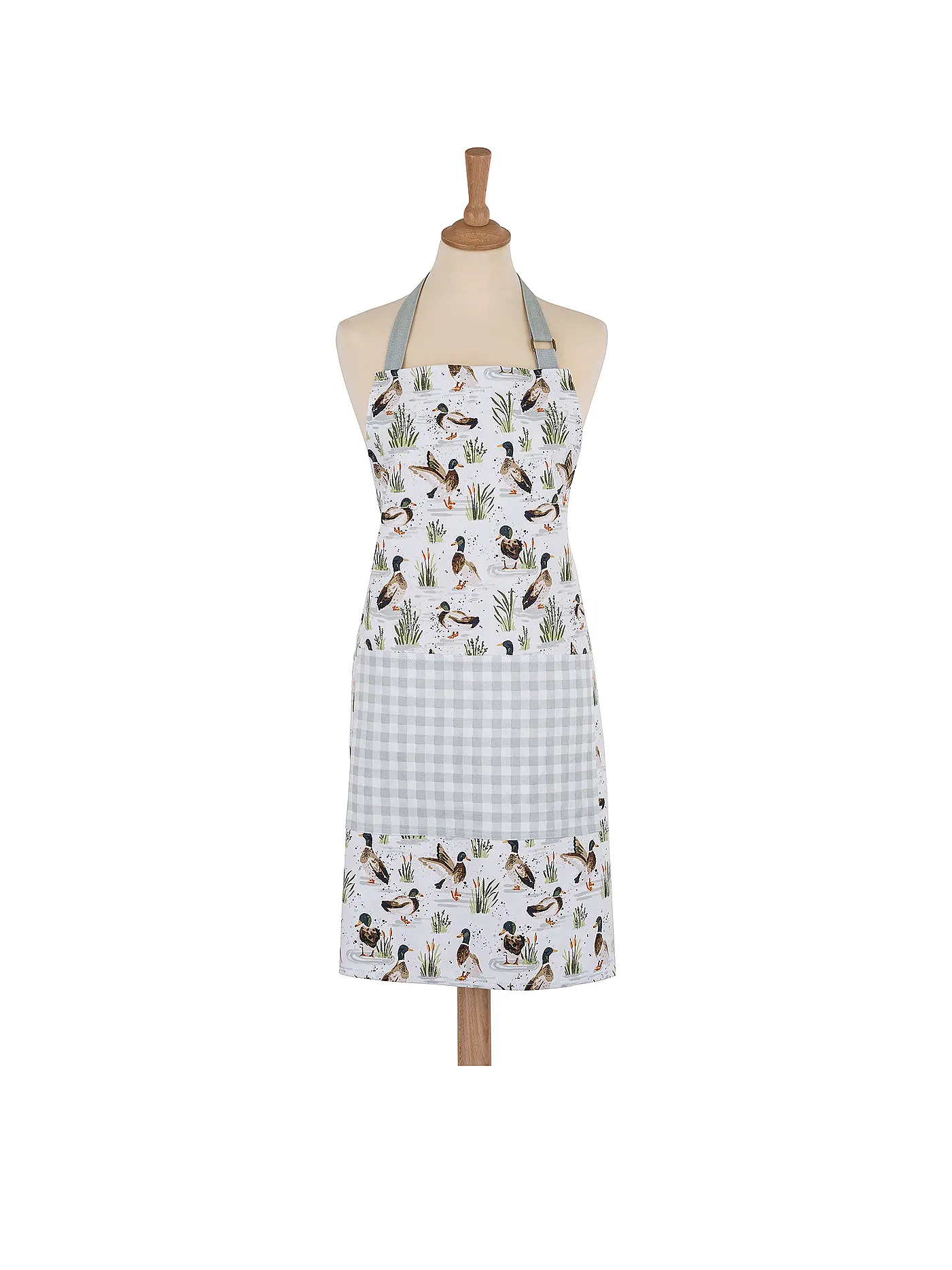 ULSTER WEAVERS | Schürze Cotton Farmhouse Ducks | grau