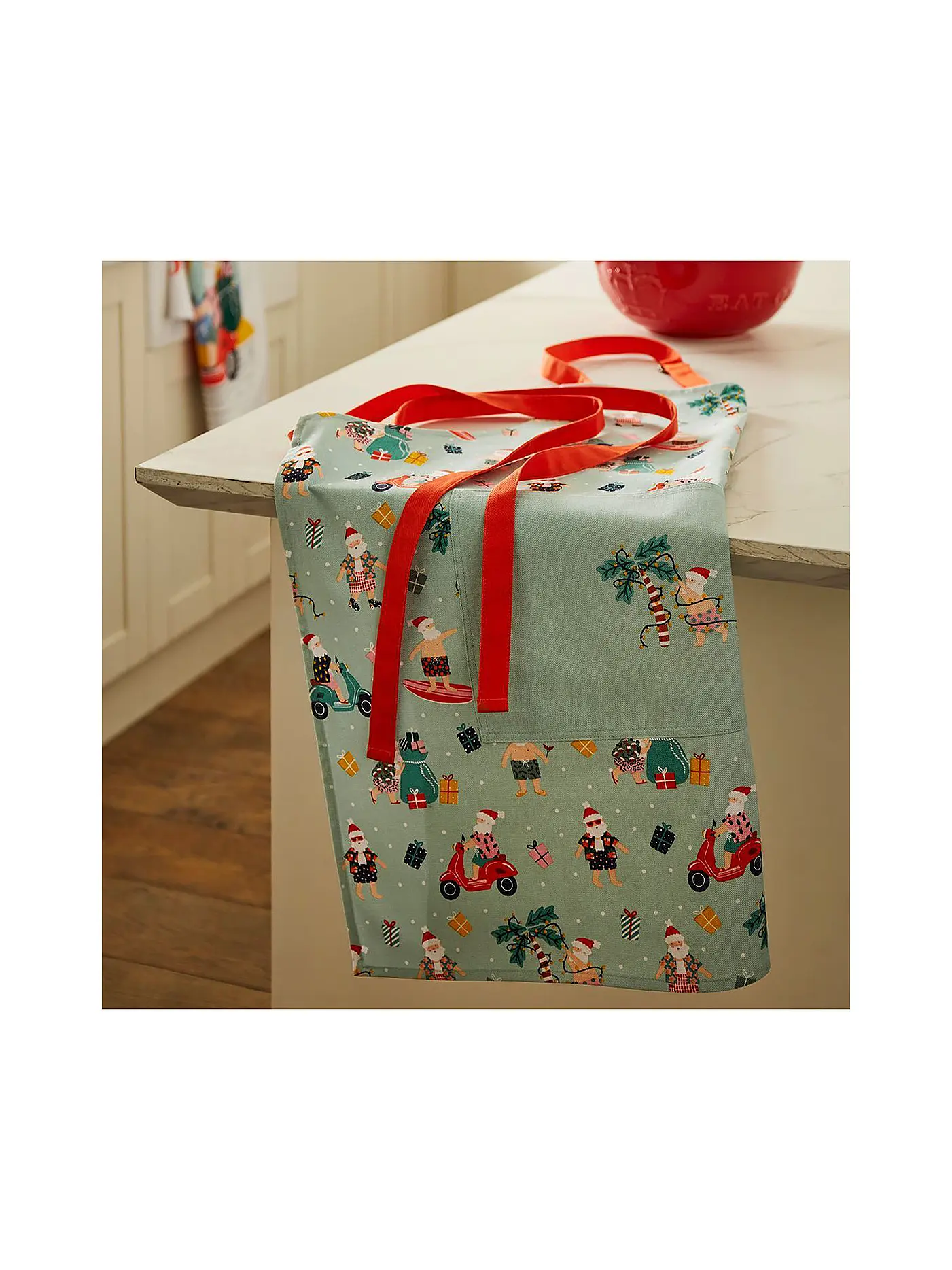 ULSTER WEAVERS | Schürze Recycled Sunny Santa | mint