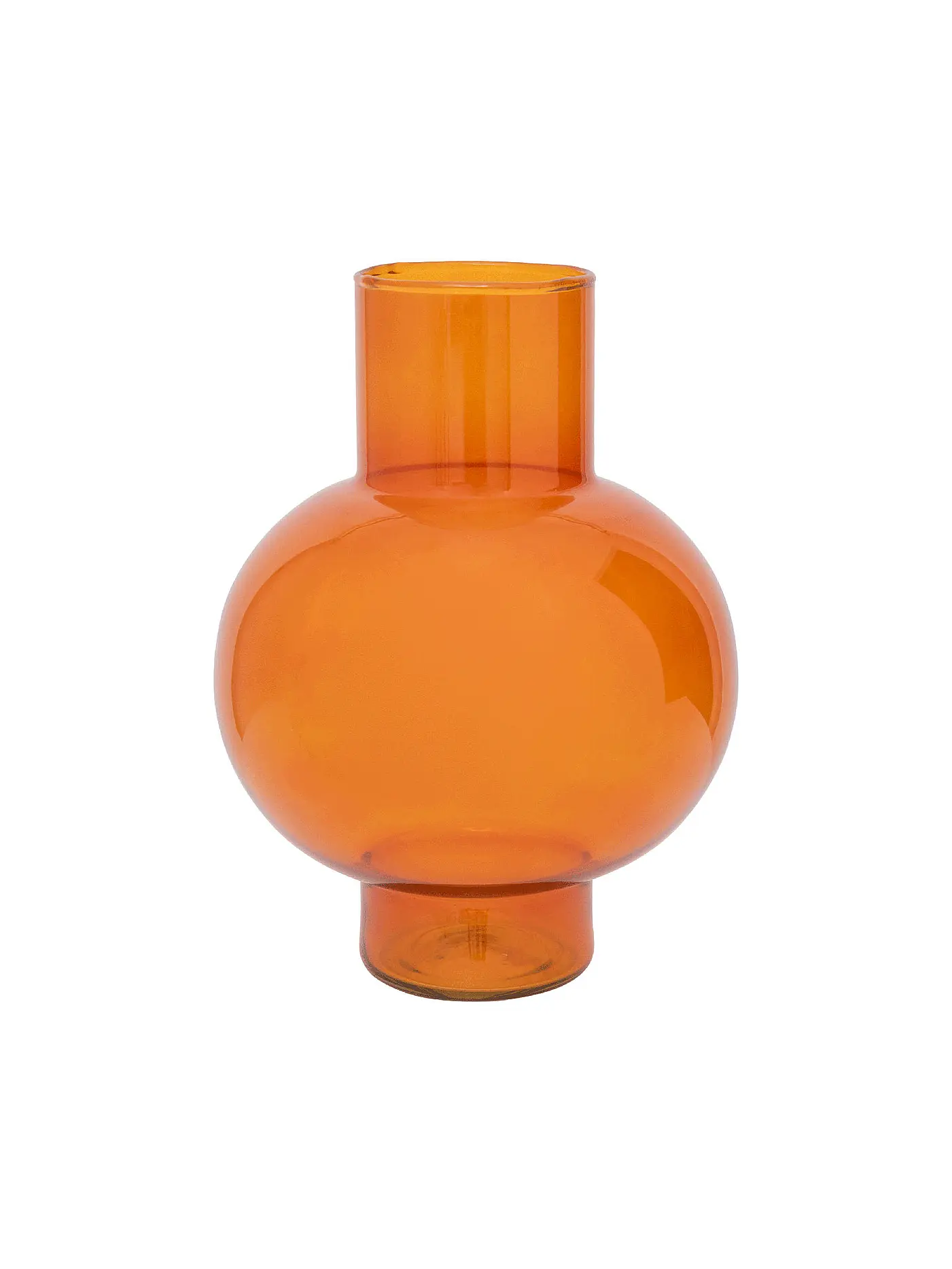 URBAN NATURE CULTURE | Vase TUMMY 18x8x24cm Orange Rust | orange