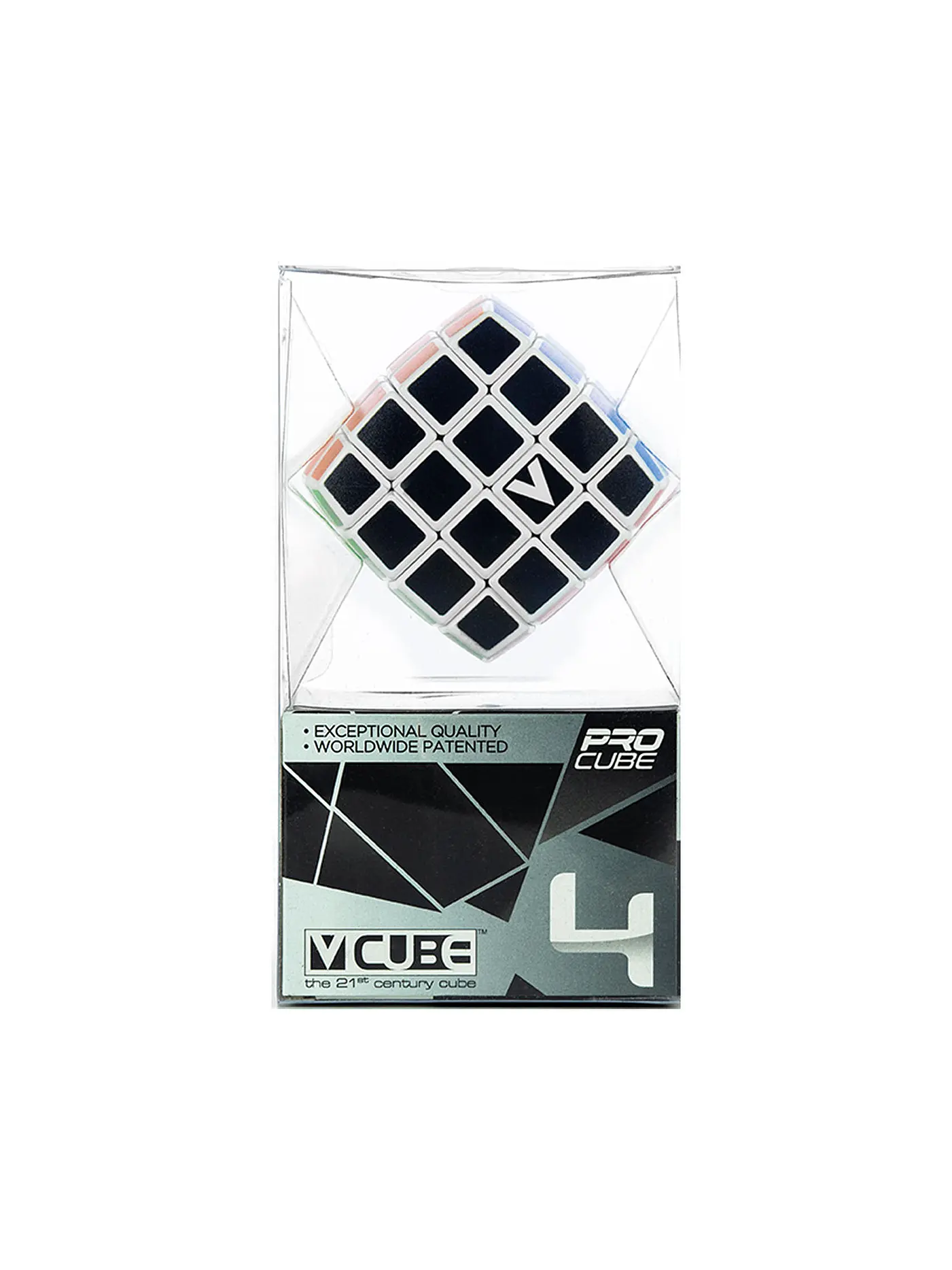 V-CUBE | Zauberwürfel gewölbt 4x4x4 | keine Farbe