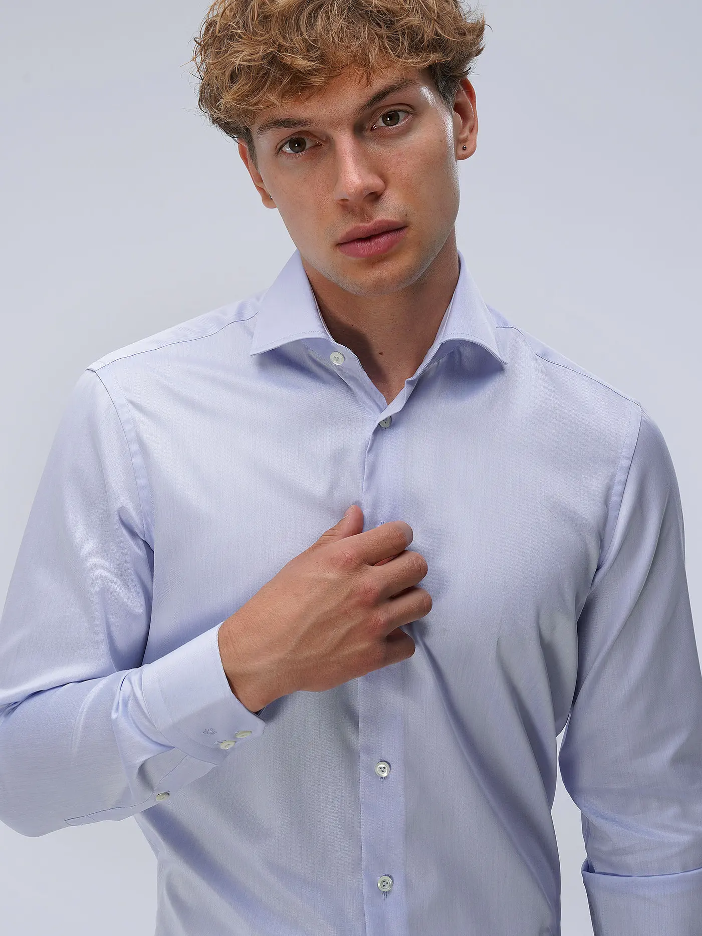 VAN LAACK | Hemd Tailored Fit | hellblau