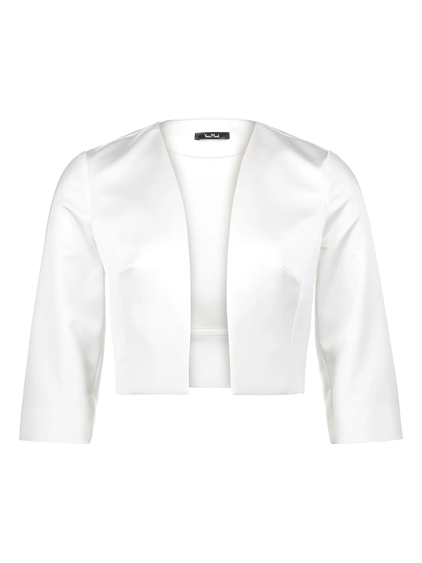 VERA MONT | Satin-Bolero | weiss