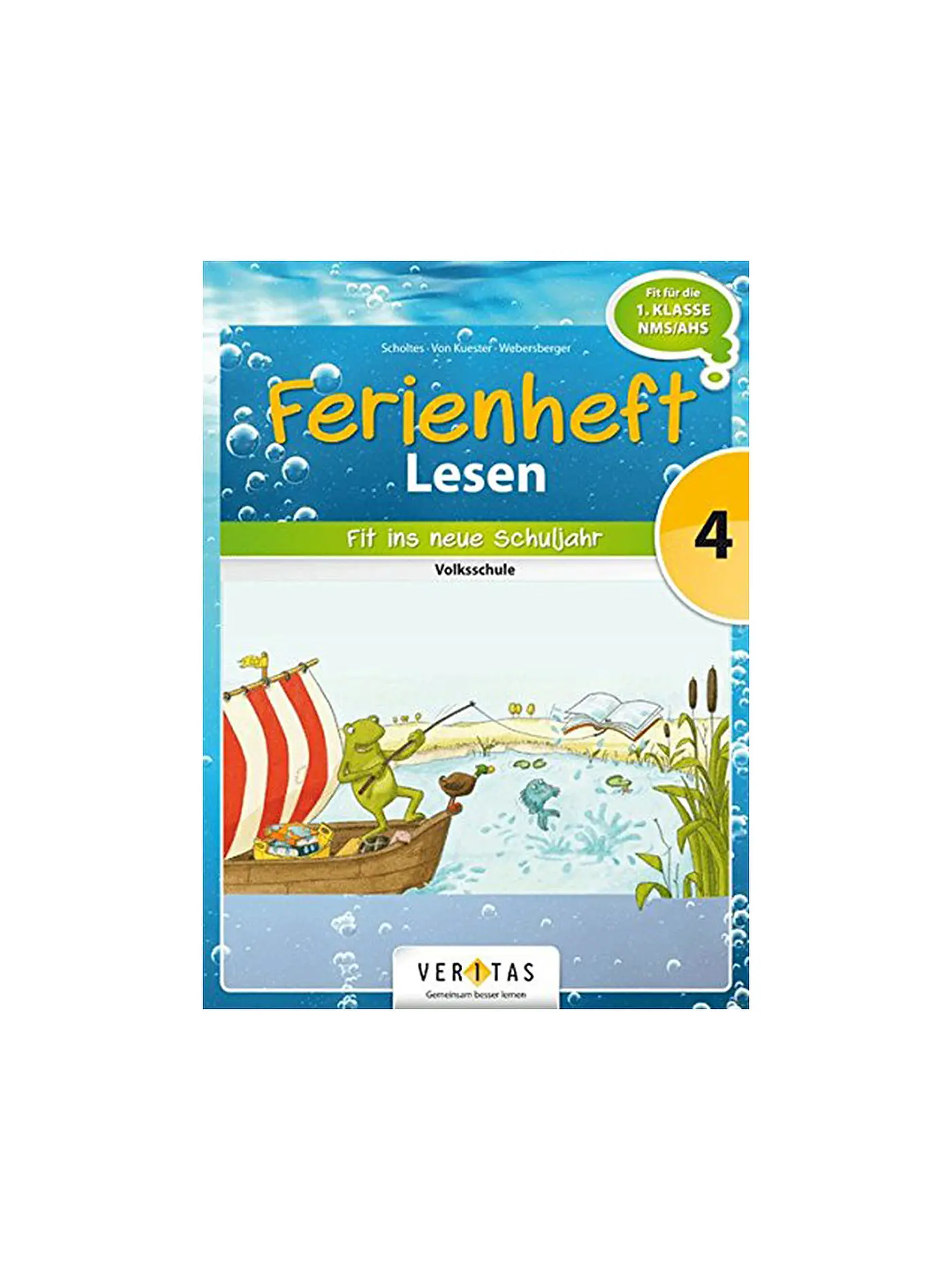 VERITAS VERLAG | Ferienheft Lesen - Volksschule 4. Klasse (Vorbereitung 1. AHS/NMS/HS) | keine Farbe
